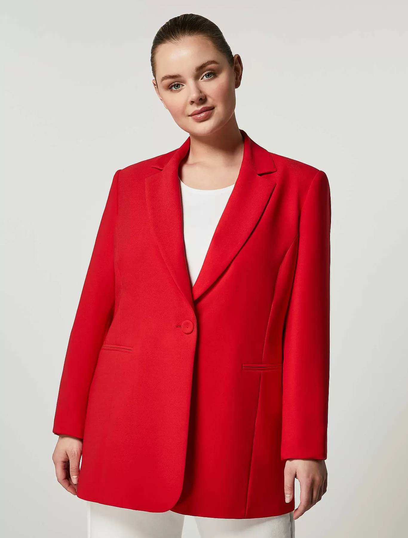 Discount Blazer Crepe Envers Satin Femmes Veste Et Blazers