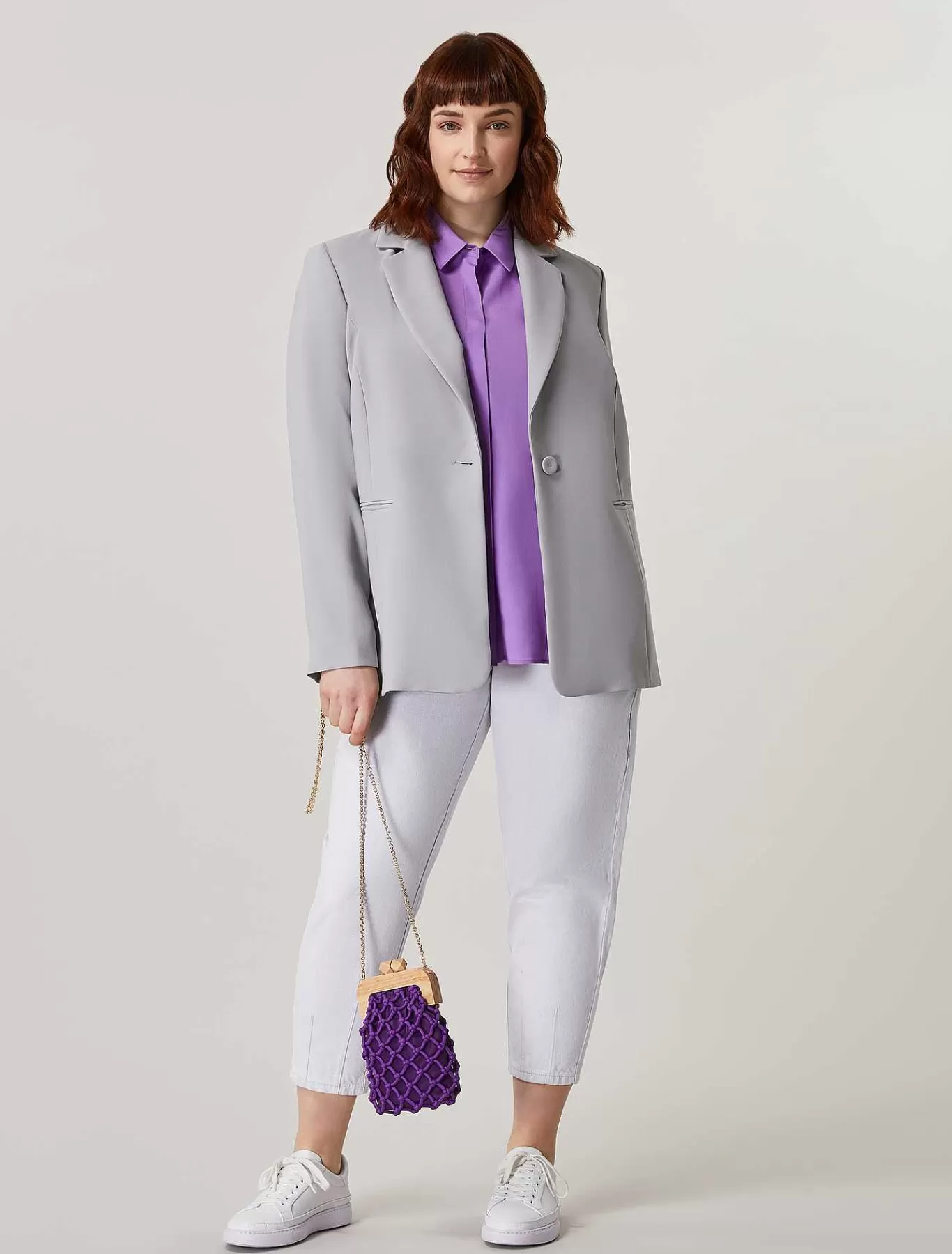 Sale Blazer Crepe Envers Satin Femmes Veste Et Blazers