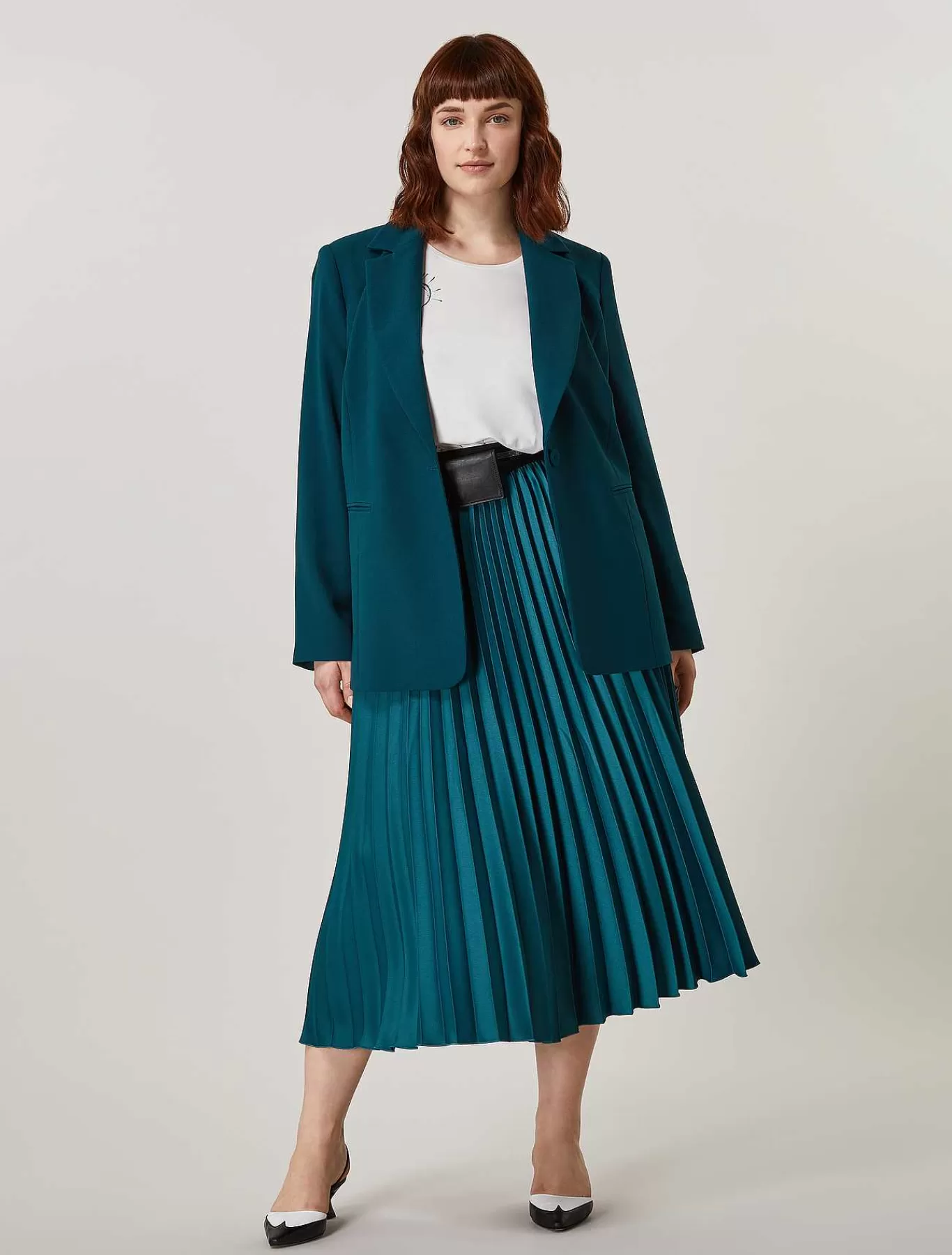 Best Sale Blazer Crepe Envers Satin Femmes Veste Et Blazers