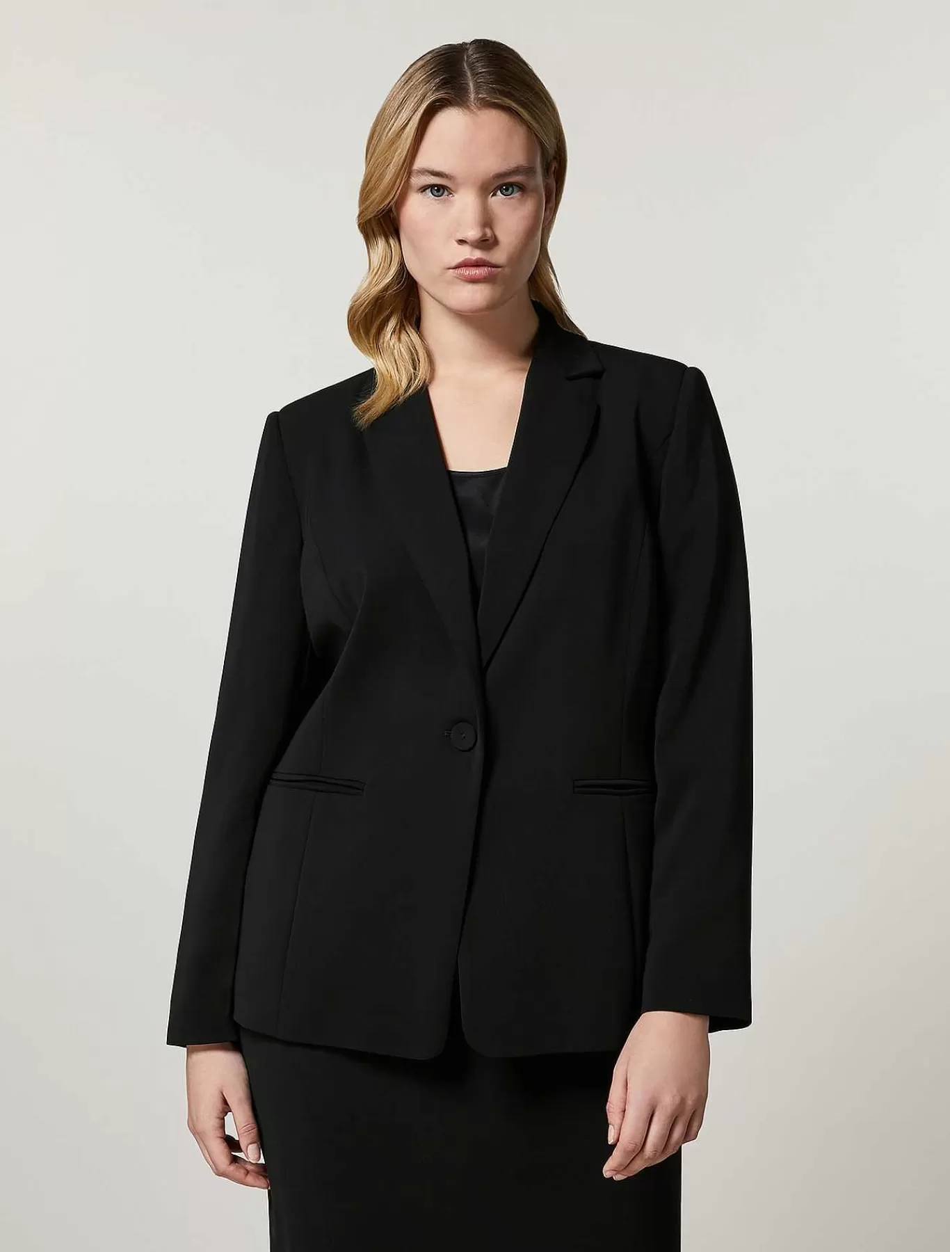 Discount Blazer En Cady Fluide Femmes Veste Et Blazers