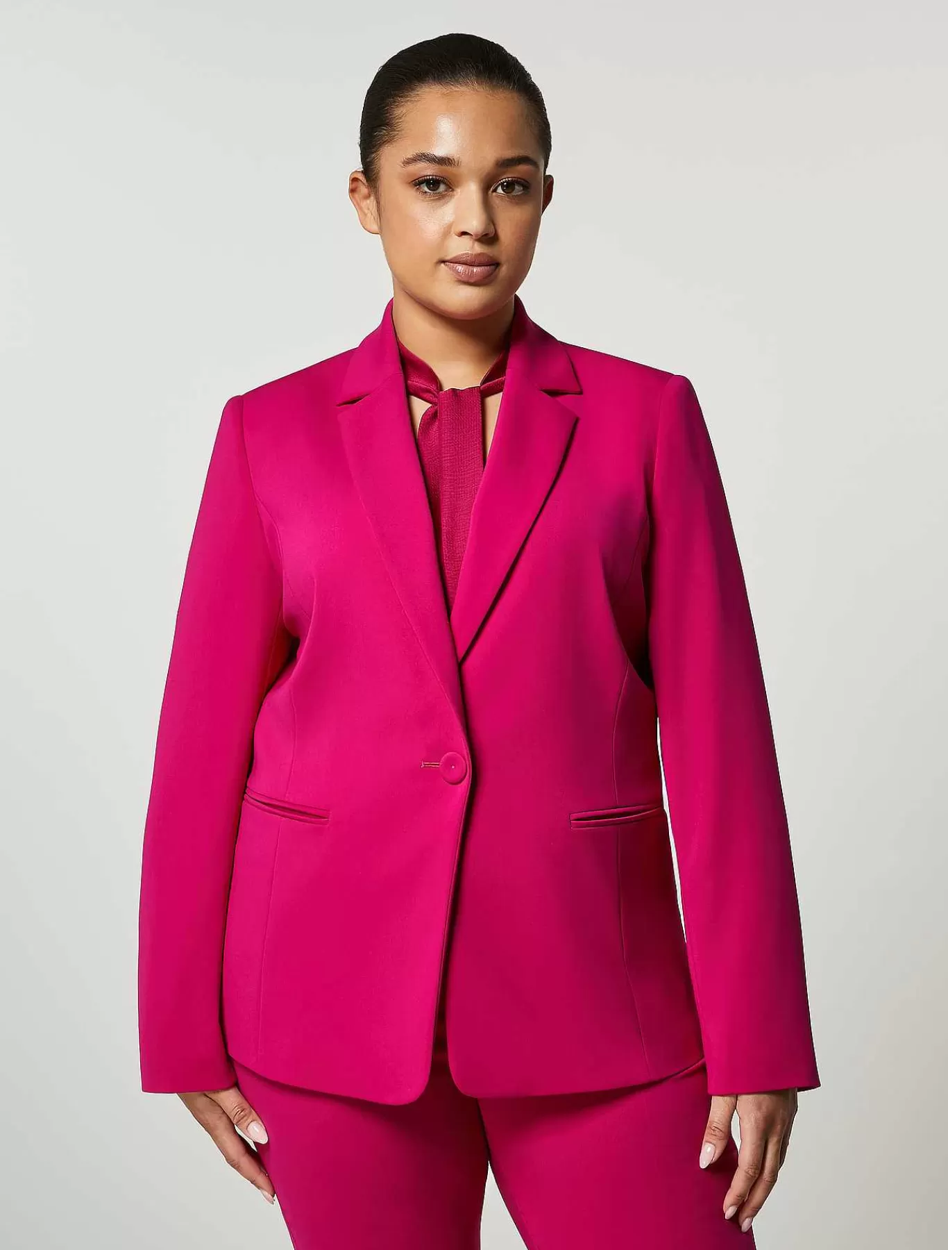 Hot Blazer En Cady Fluide Femmes Veste Et Blazers