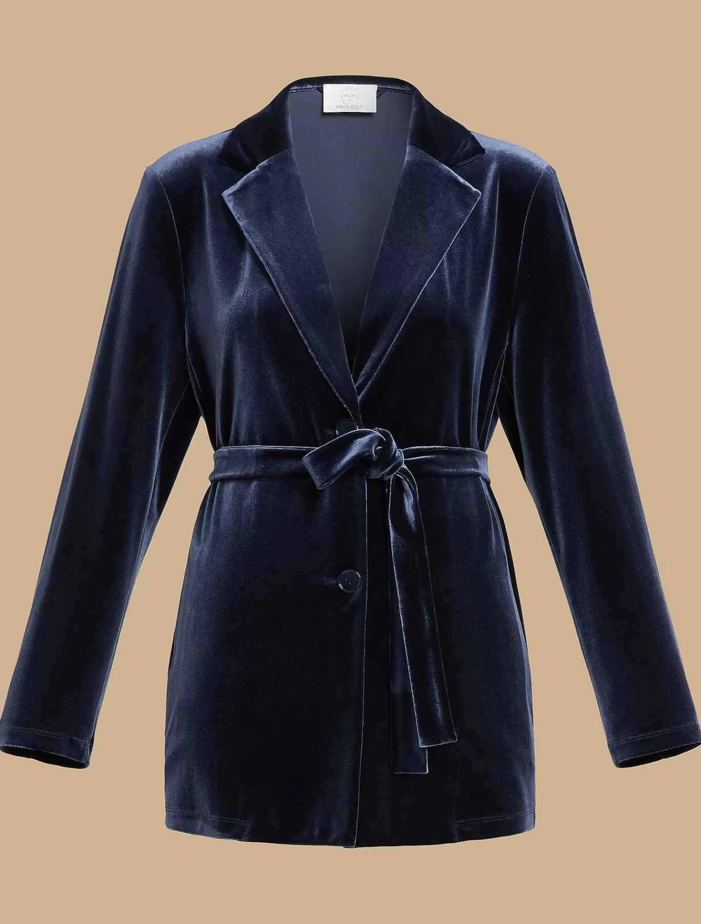 Sale Blazer En Jersey De Velours Femmes Veste Et Blazers