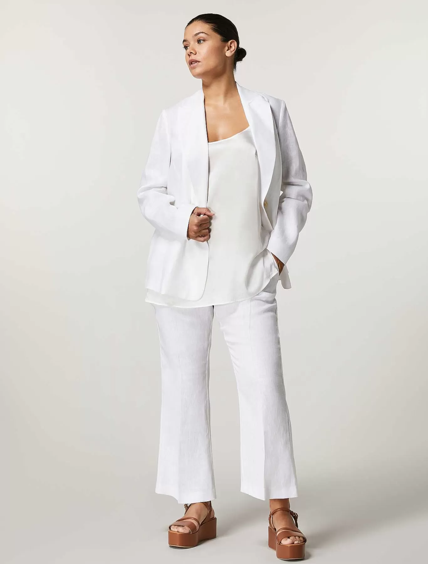 Cheap Blazer En Lin Femmes Veste Et Blazers