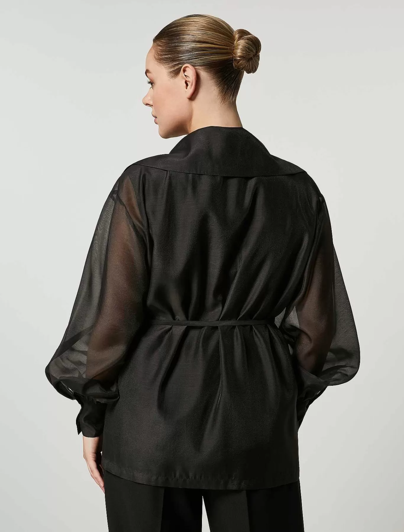 Sale Blazer En Organza Femmes Veste Et Blazers