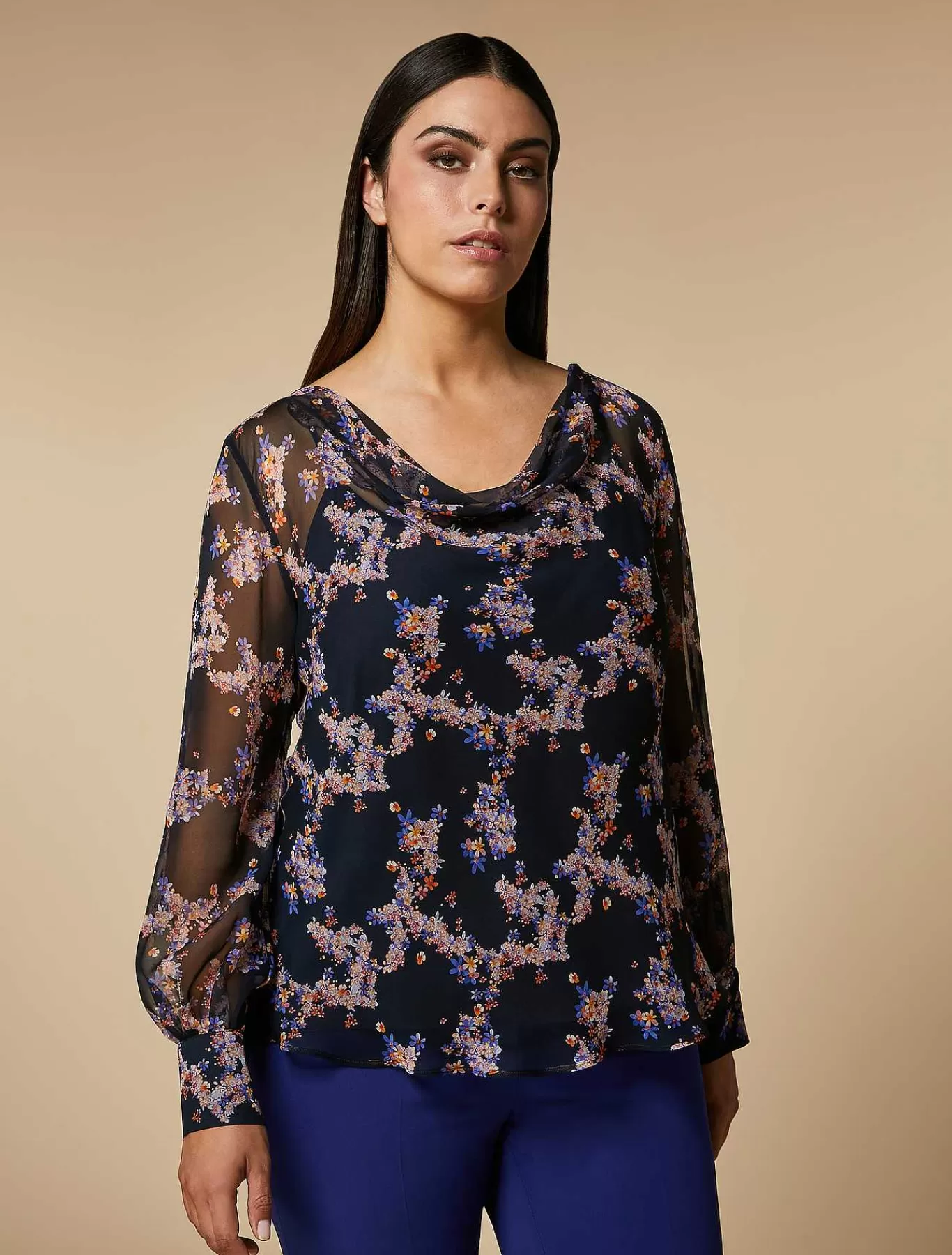 Cheap Blouse En Georgette Imprimee Femmes Blouses Et Chemises