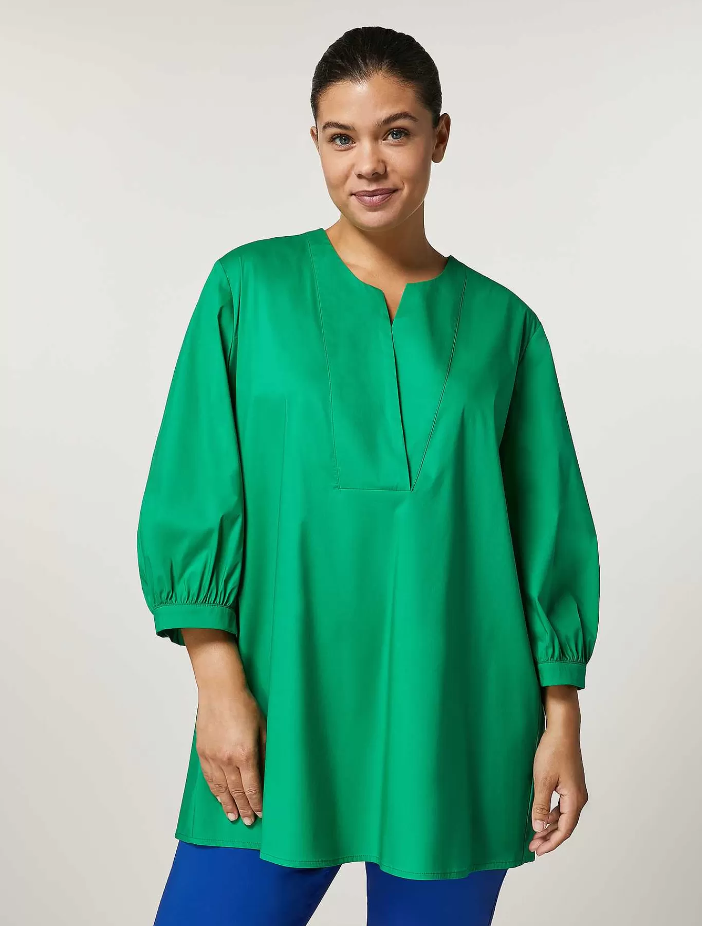 Best Sale Blouse En Popeline De Coton Femmes Blouses Et Chemises