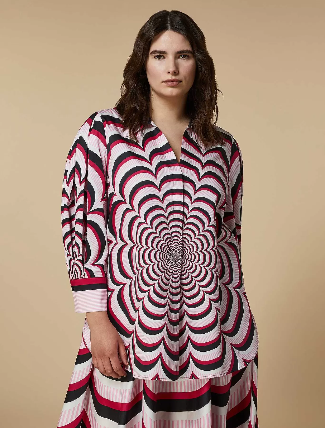 New Blouse En Popeline Imprimee Femmes Blouses Et Chemises