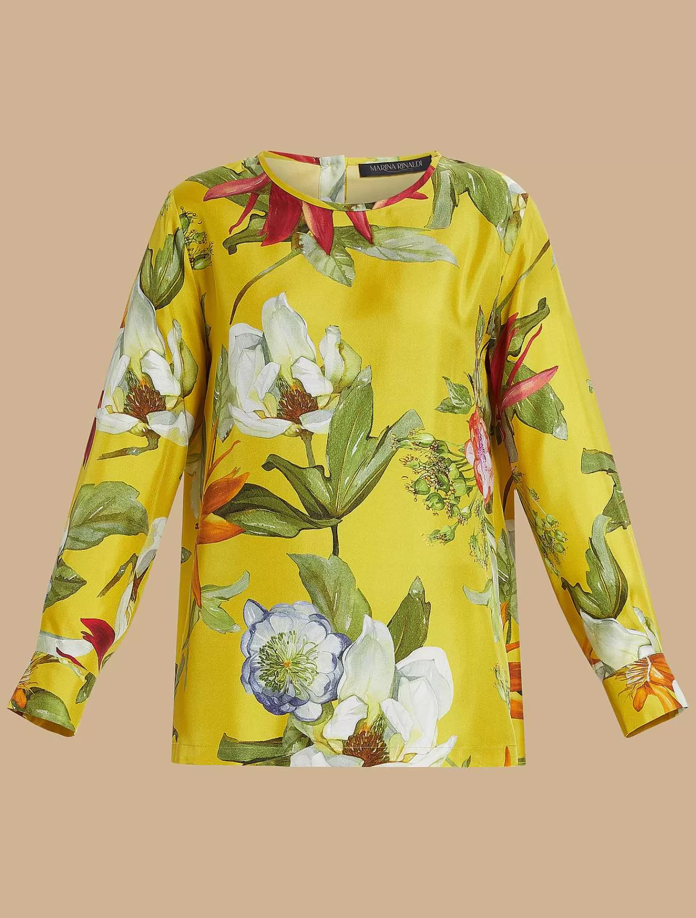 Cheap Blouse En Serge De Soie Imprimee Femmes Blouses Et Chemises