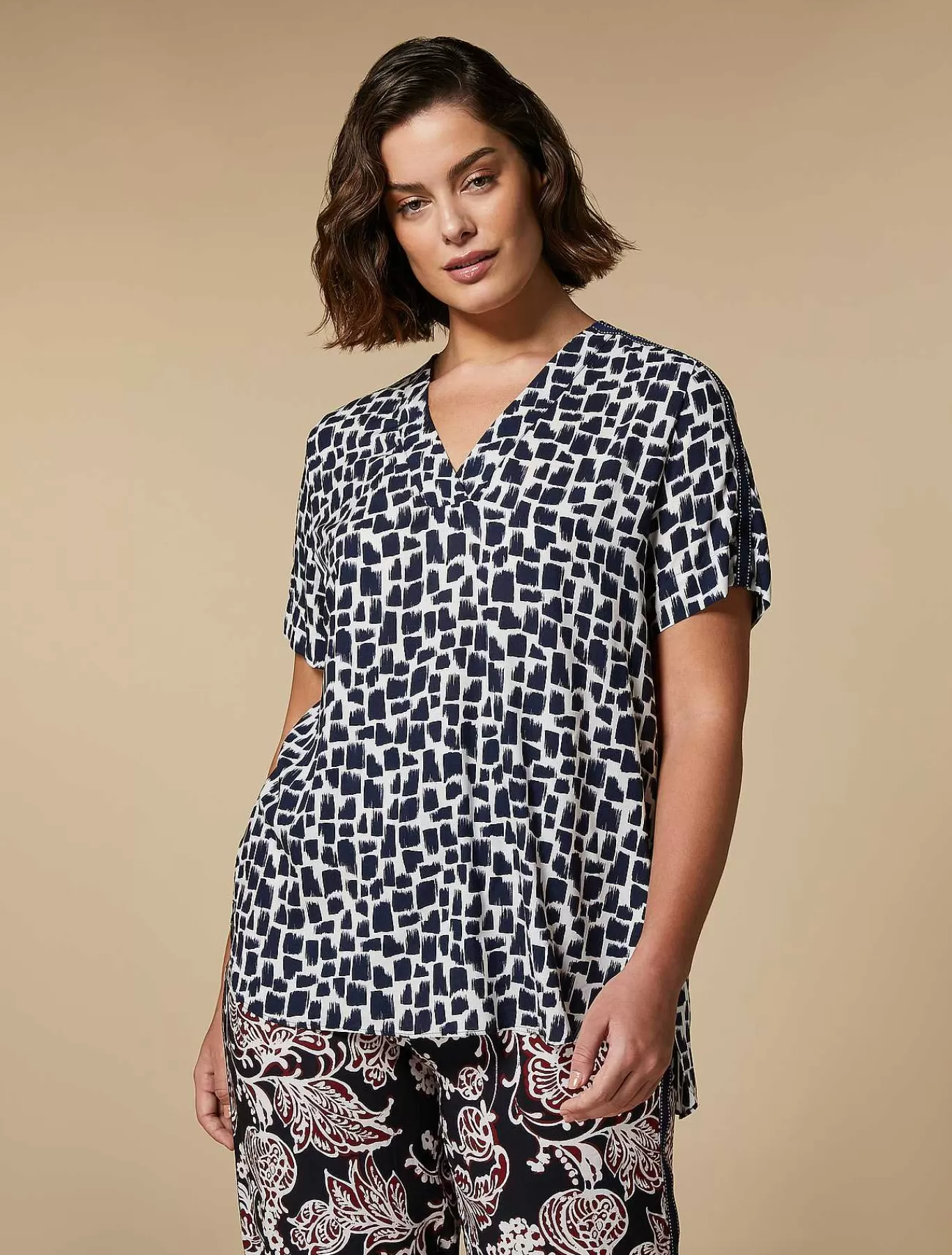 Best Blouse Fluide Imprimee En Viscose Femmes Blouses Et Chemises