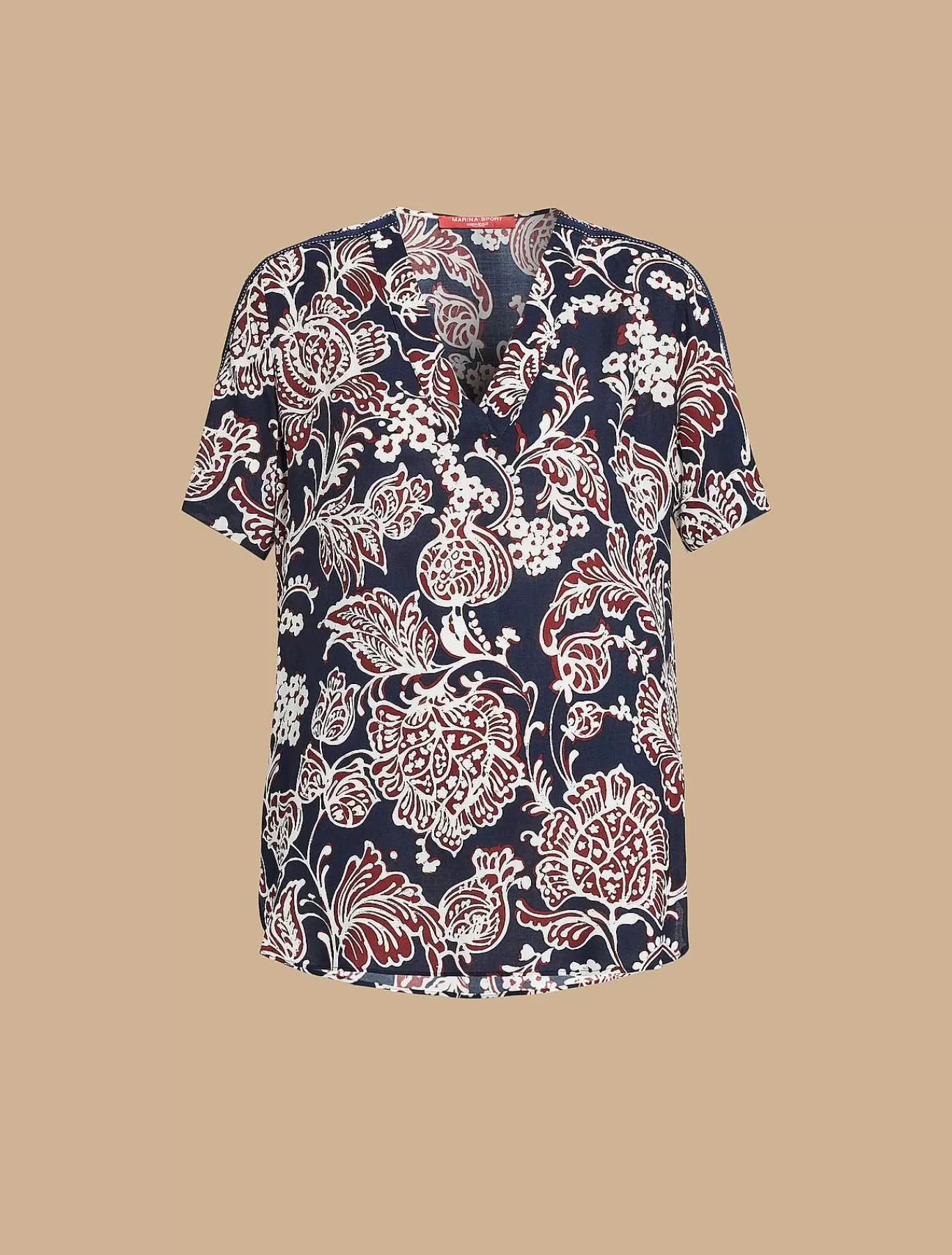 Best Blouse Fluide Imprimee En Viscose Femmes Blouses Et Chemises