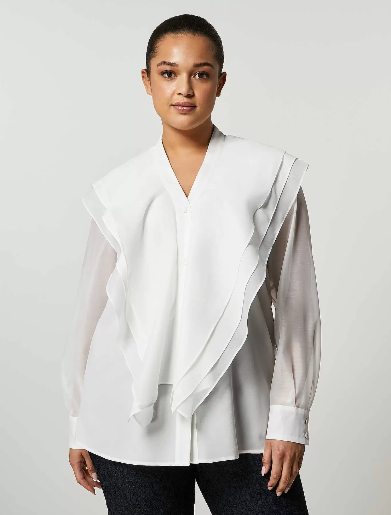 Hot Blouse Tissu Fluide Femmes Blouses Et Chemises