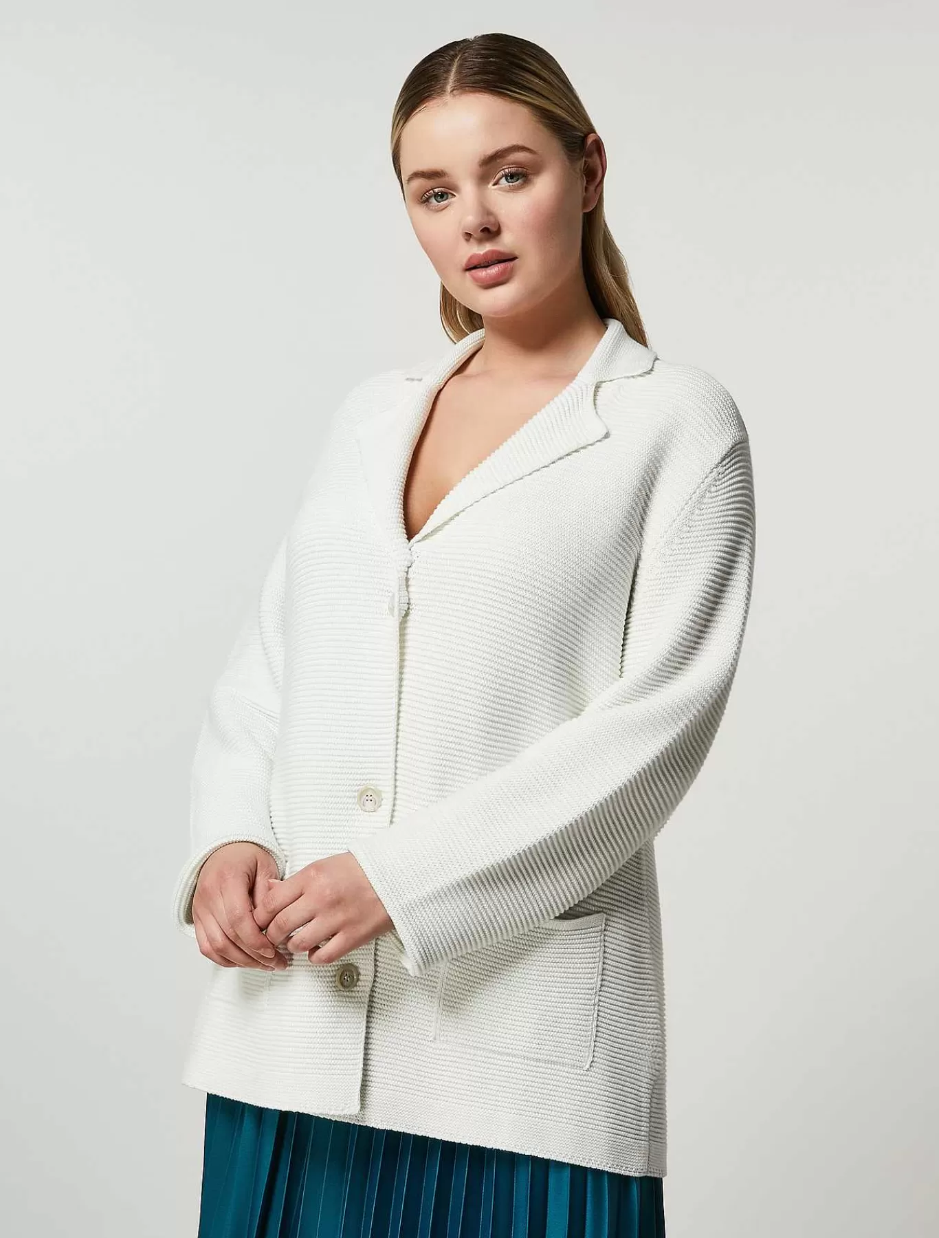 Sale Blouson Aviateur En Fil De Coton Femmes Tricots