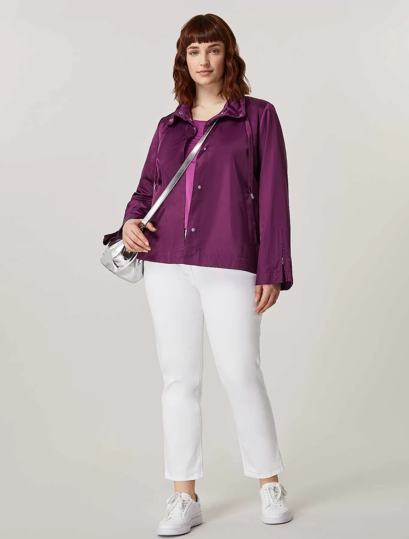 Shop Caban En Satin Deperlant Femmes Manteaux Et Trenchs