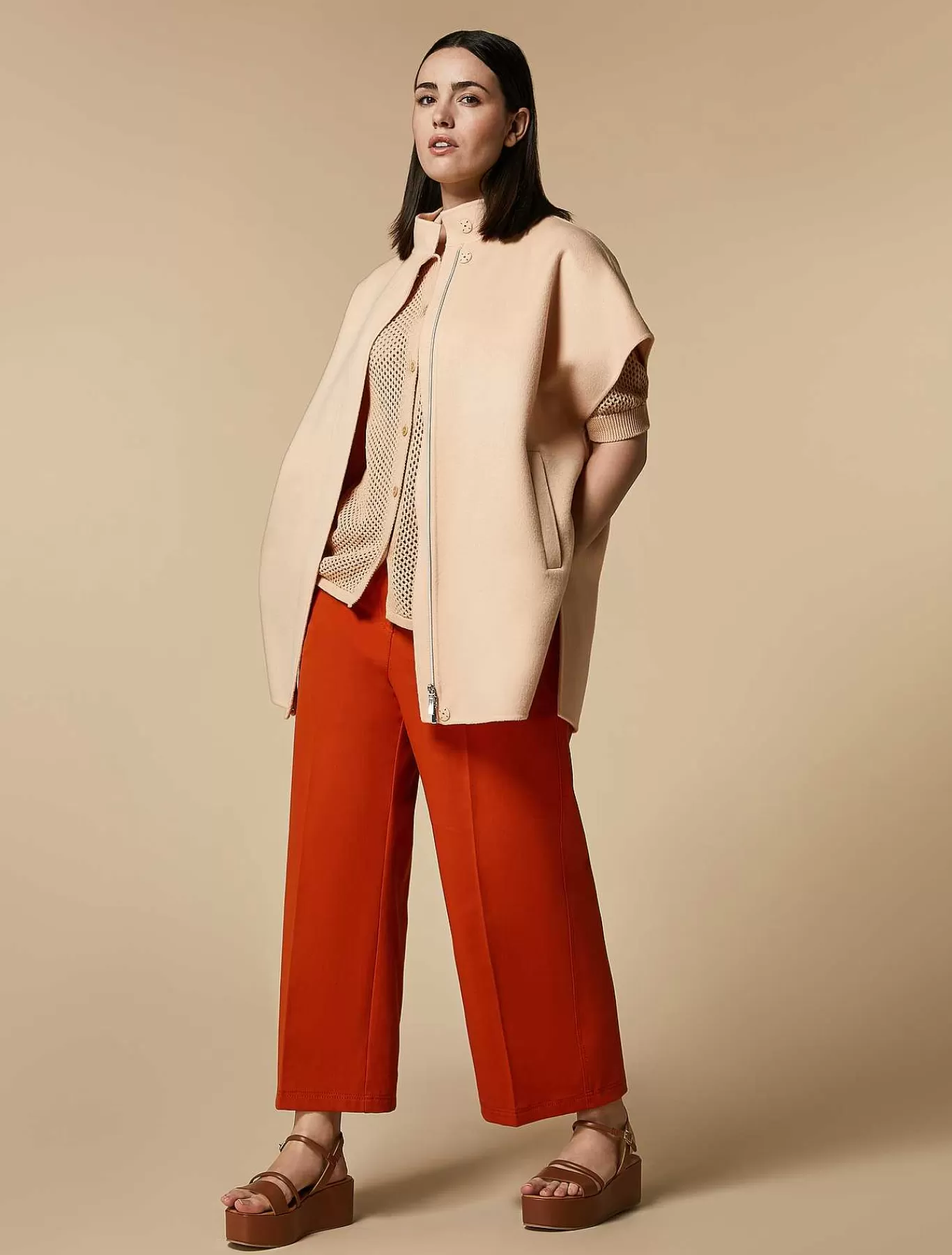 Hot Cardigan En Crepe De Coton Femmes Tricots