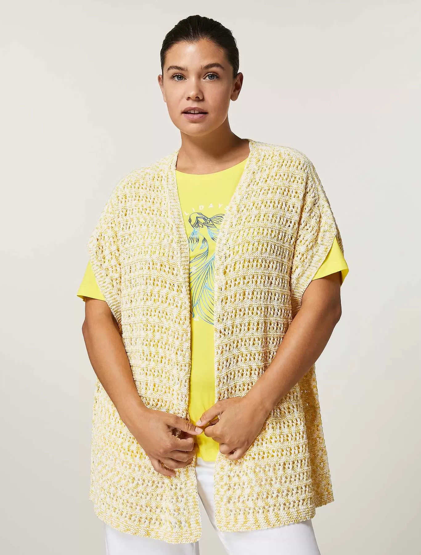 Outlet Cardigan En Fil De Coton Femmes Tricots