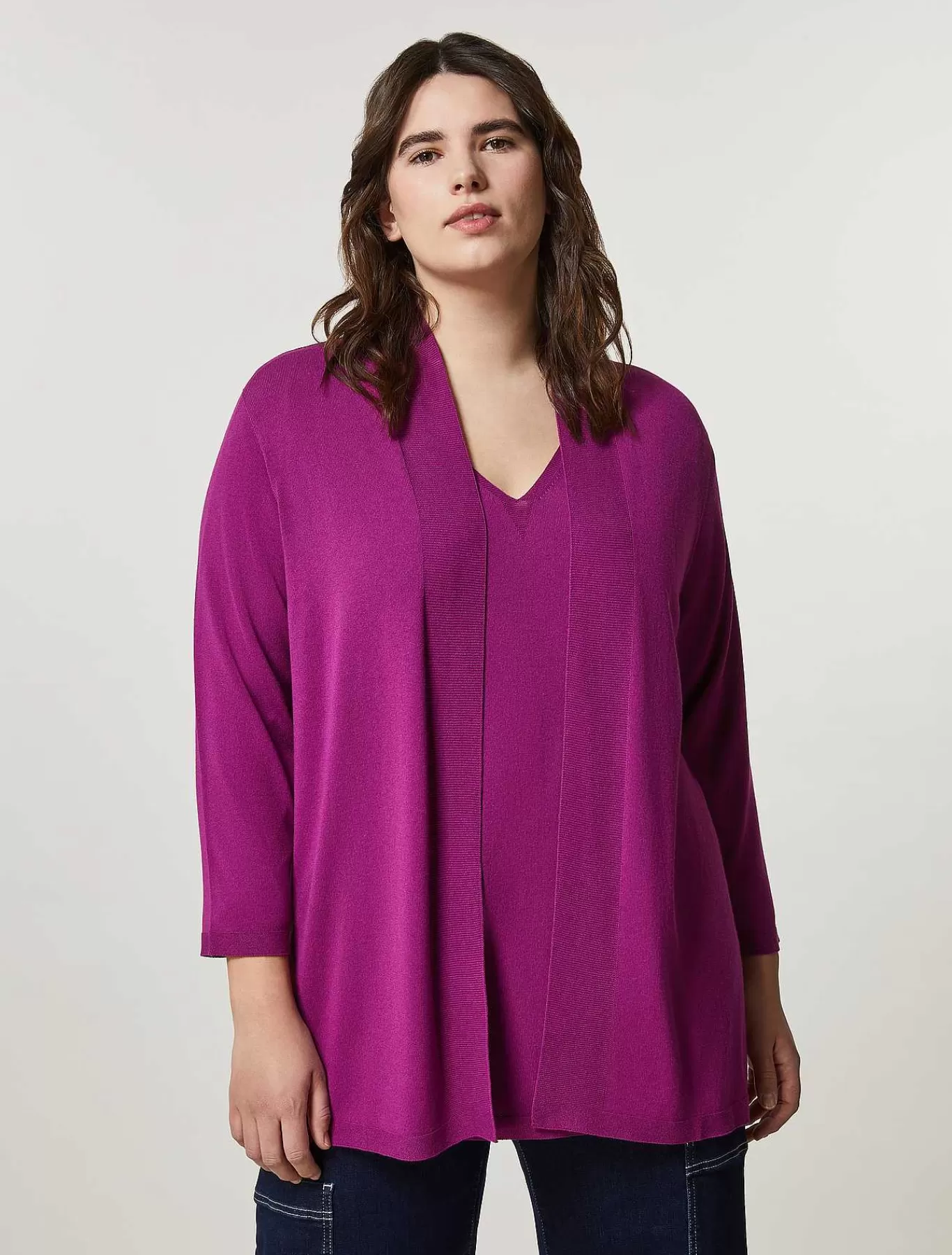 Store Cardigan En Fil De Viscose Femmes Tricots