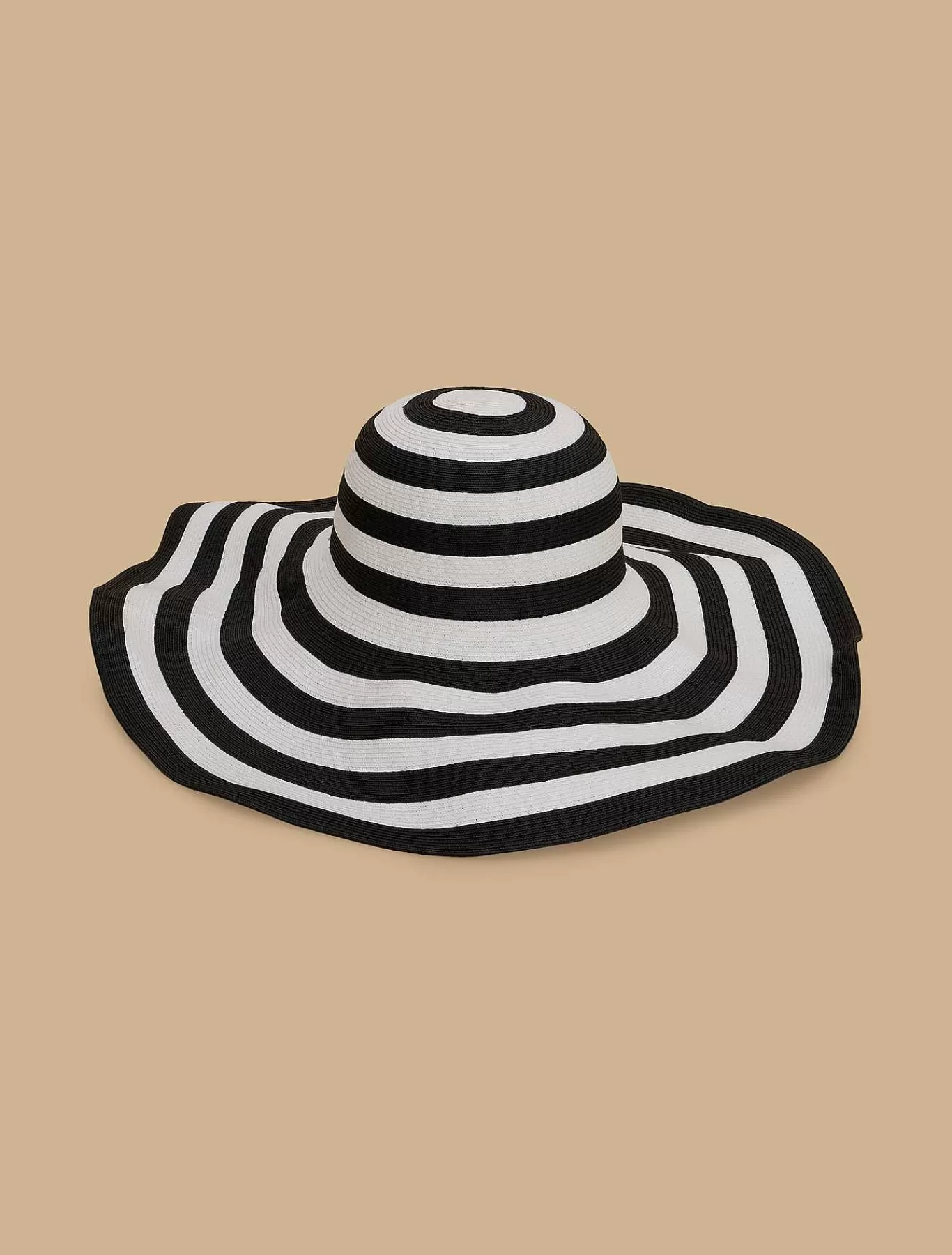 Cheap Chapeau Raye Bicolore Femmes Autres Accessoires