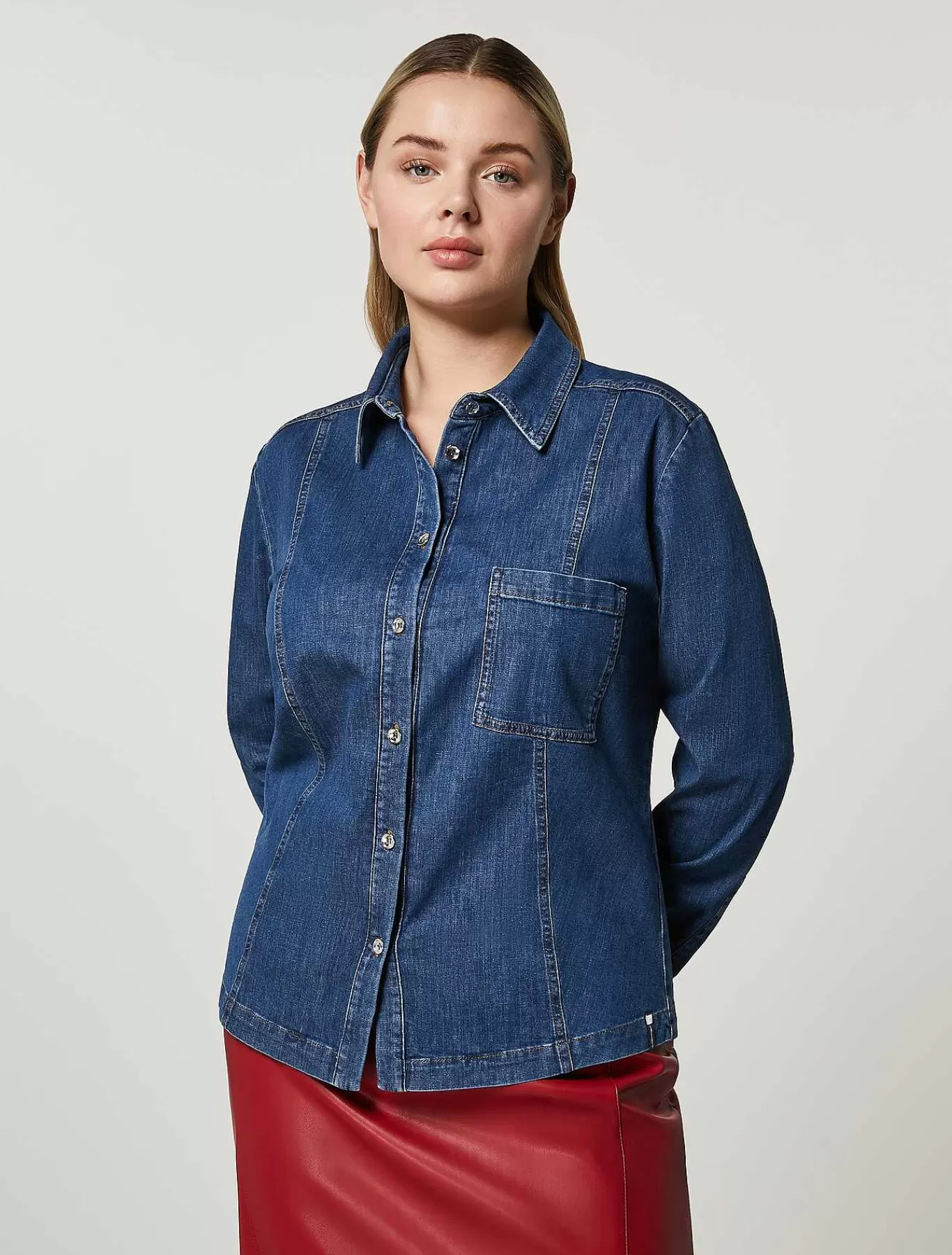 Sale Chemise En Gabardine De Coton Femmes Blouses Et Chemises