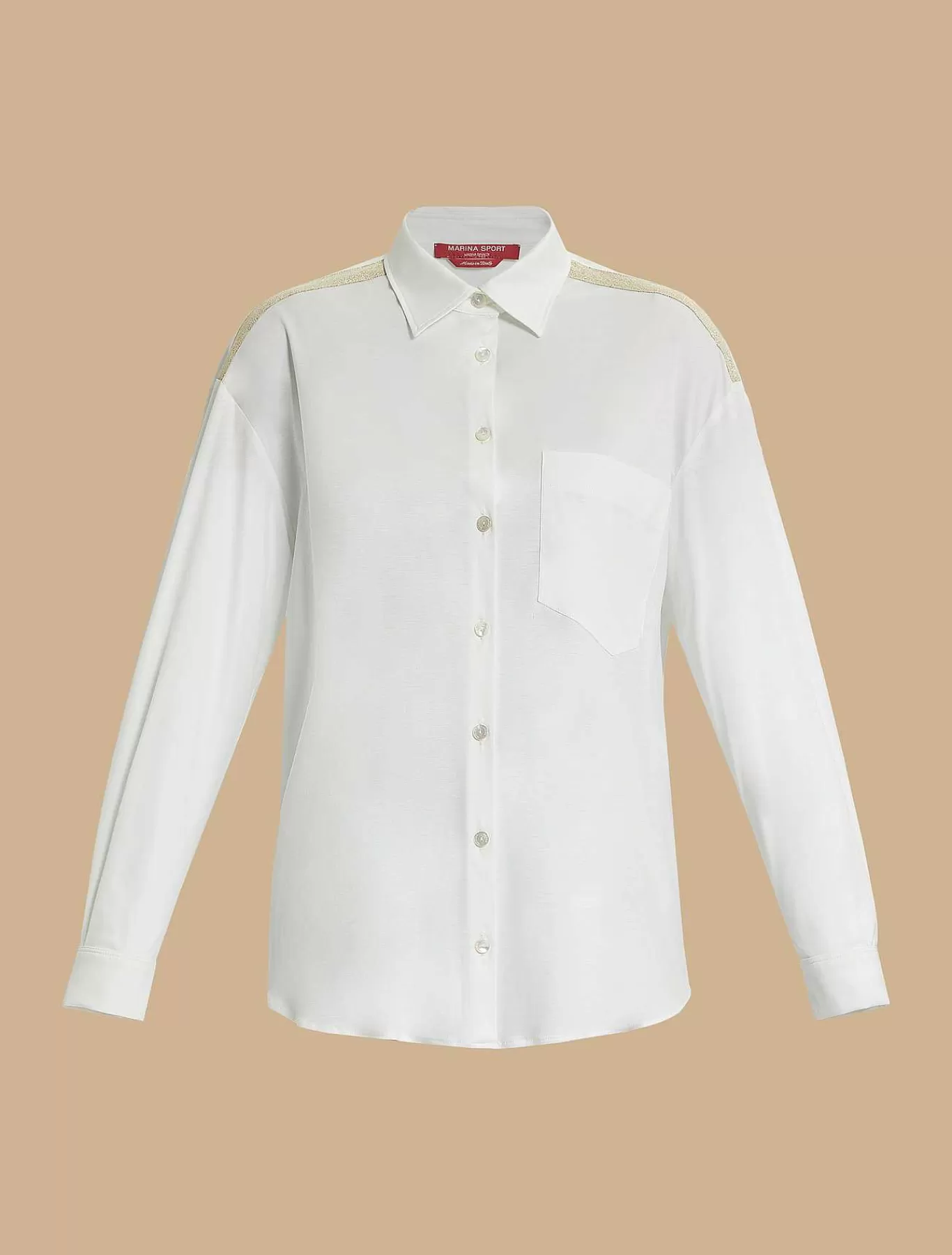 New Chemise En Jersey Interlock Femmes Hauts Et T-Shirts
