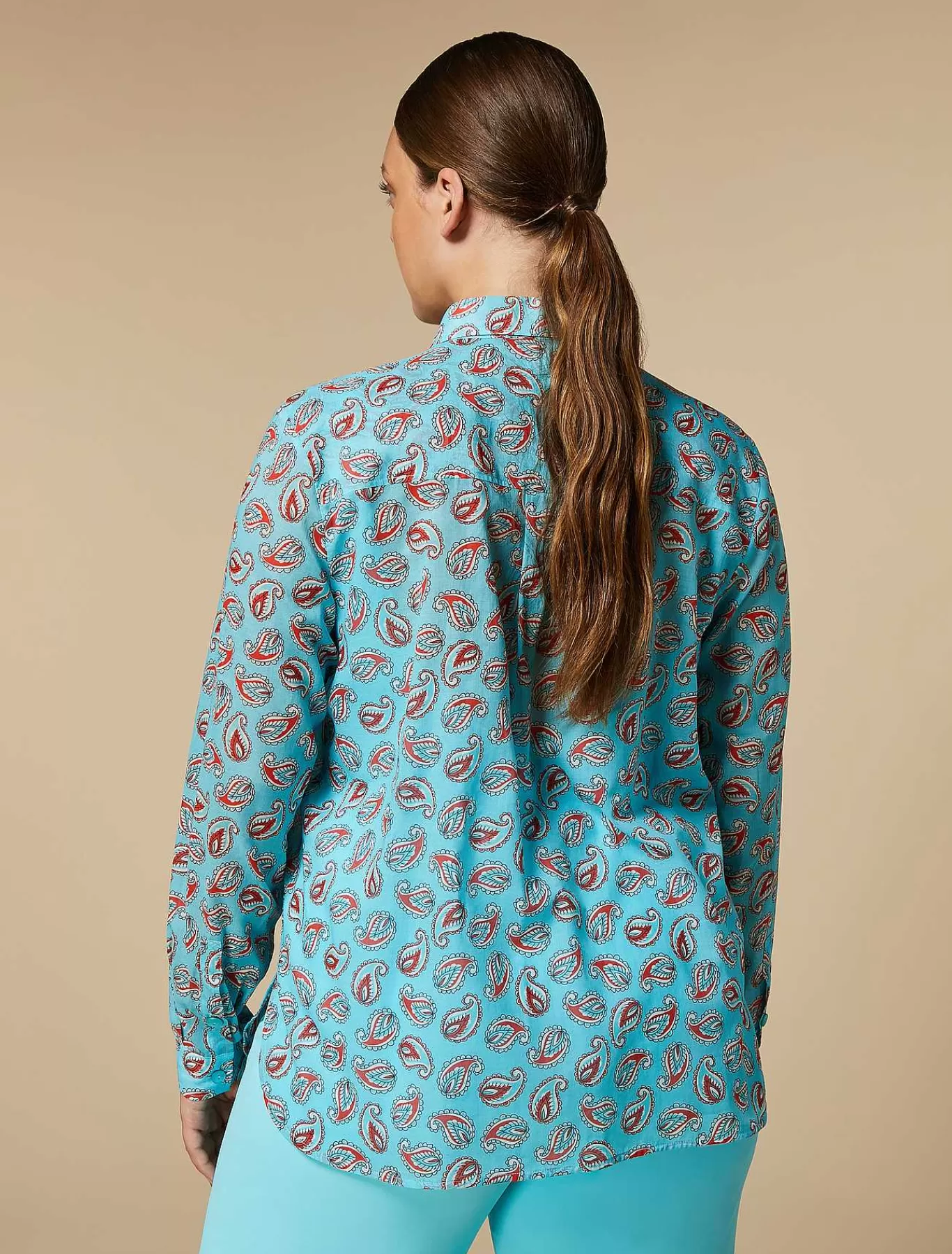 Hot Chemise En Mousseline Imprimee Femmes Blouses Et Chemises