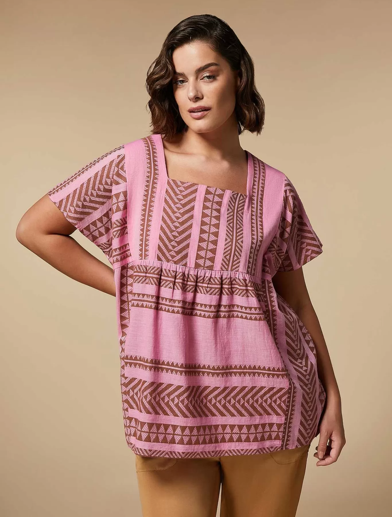 Clearance Chemise En Mousseline Jacquard Femmes Blouses Et Chemises