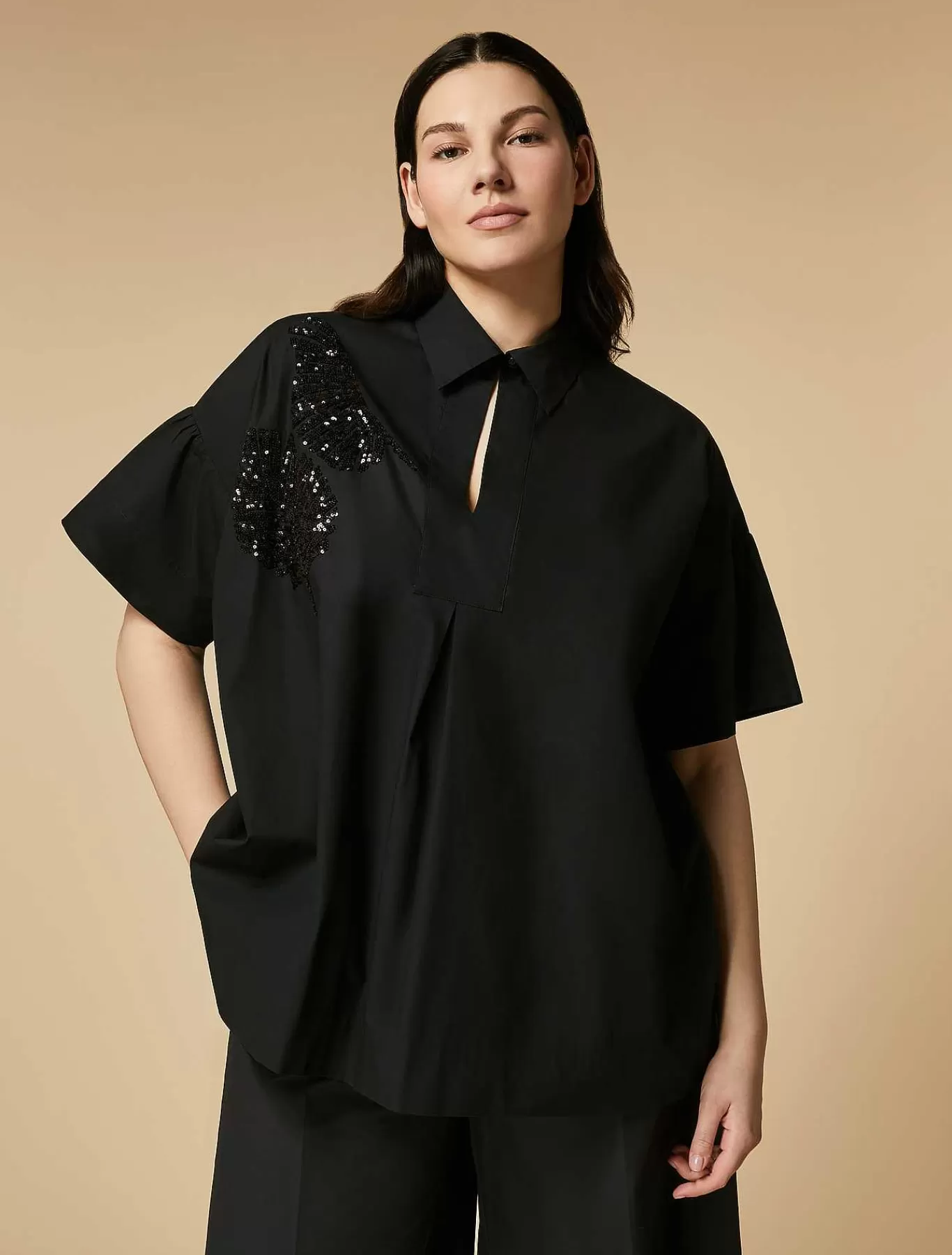 Clearance Chemise En Popeline Femmes Blouses Et Chemises