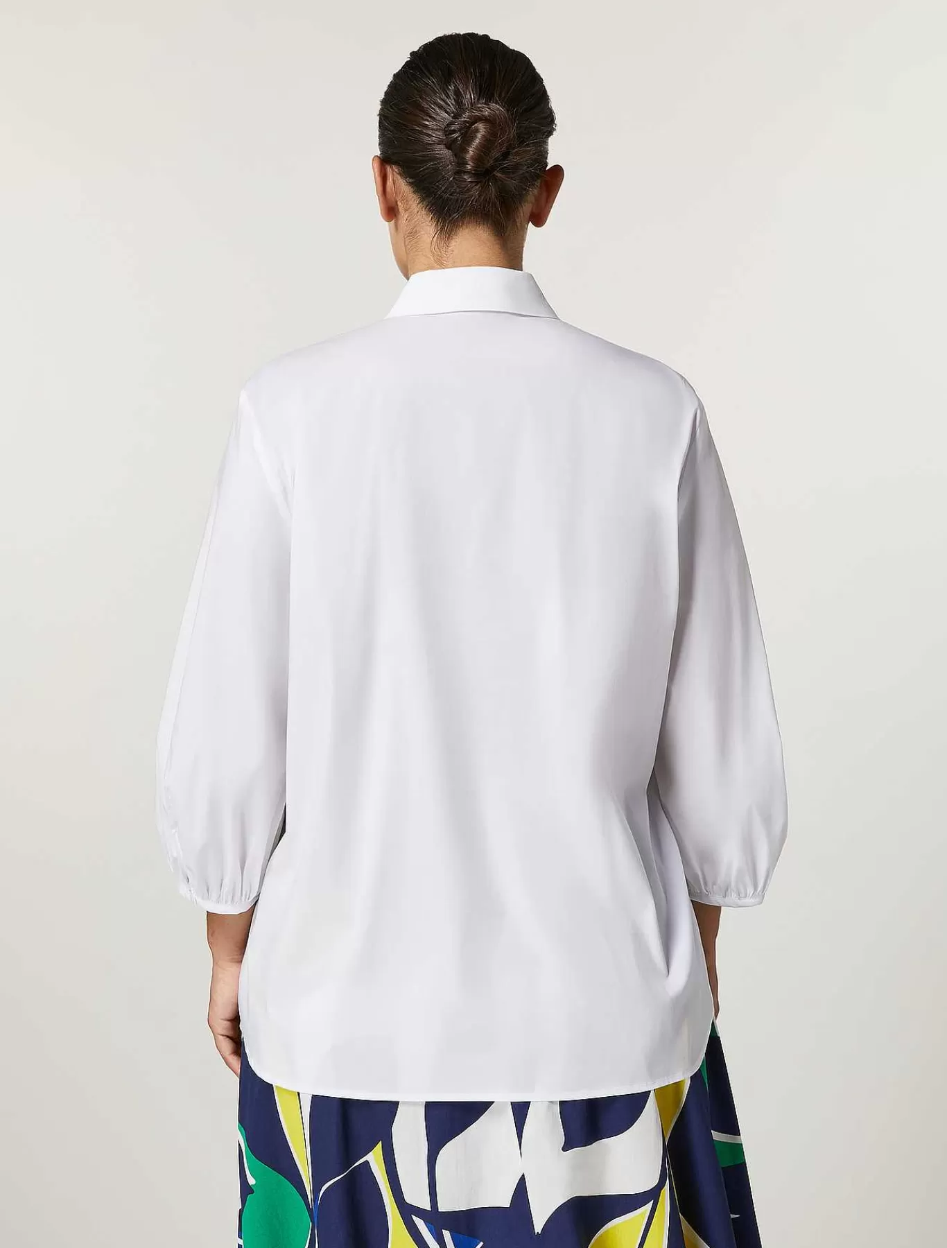 New Chemise En Popeline De Coton Femmes Blouses Et Chemises