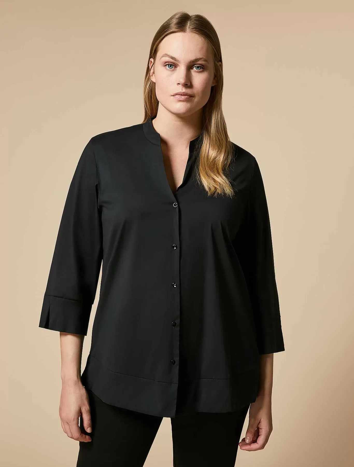 Fashion Chemise En Popeline De Coton Melange Femmes Blouses Et Chemises