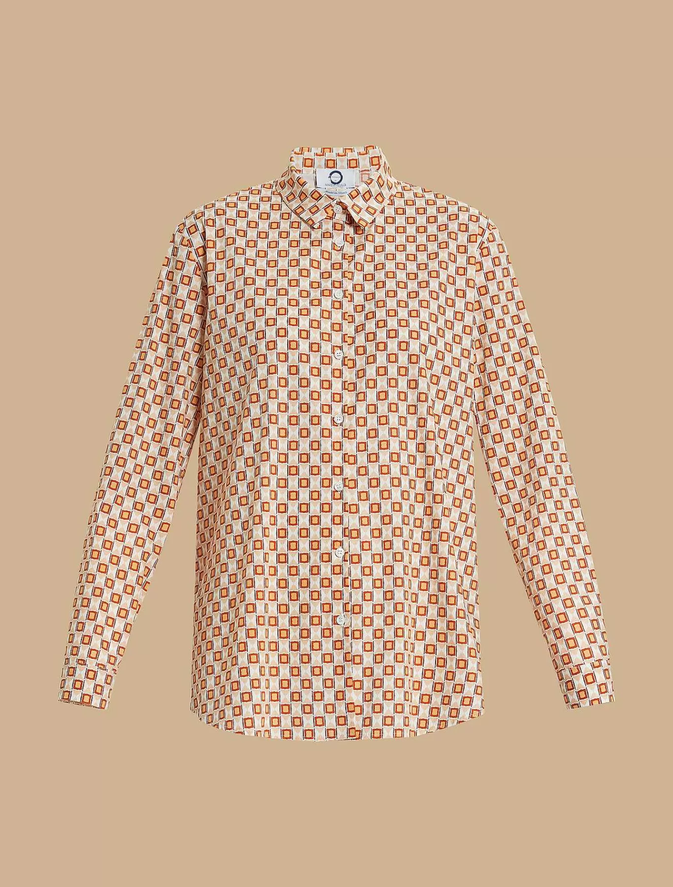 New Chemise En Popeline Imprimee Femmes Blouses Et Chemises