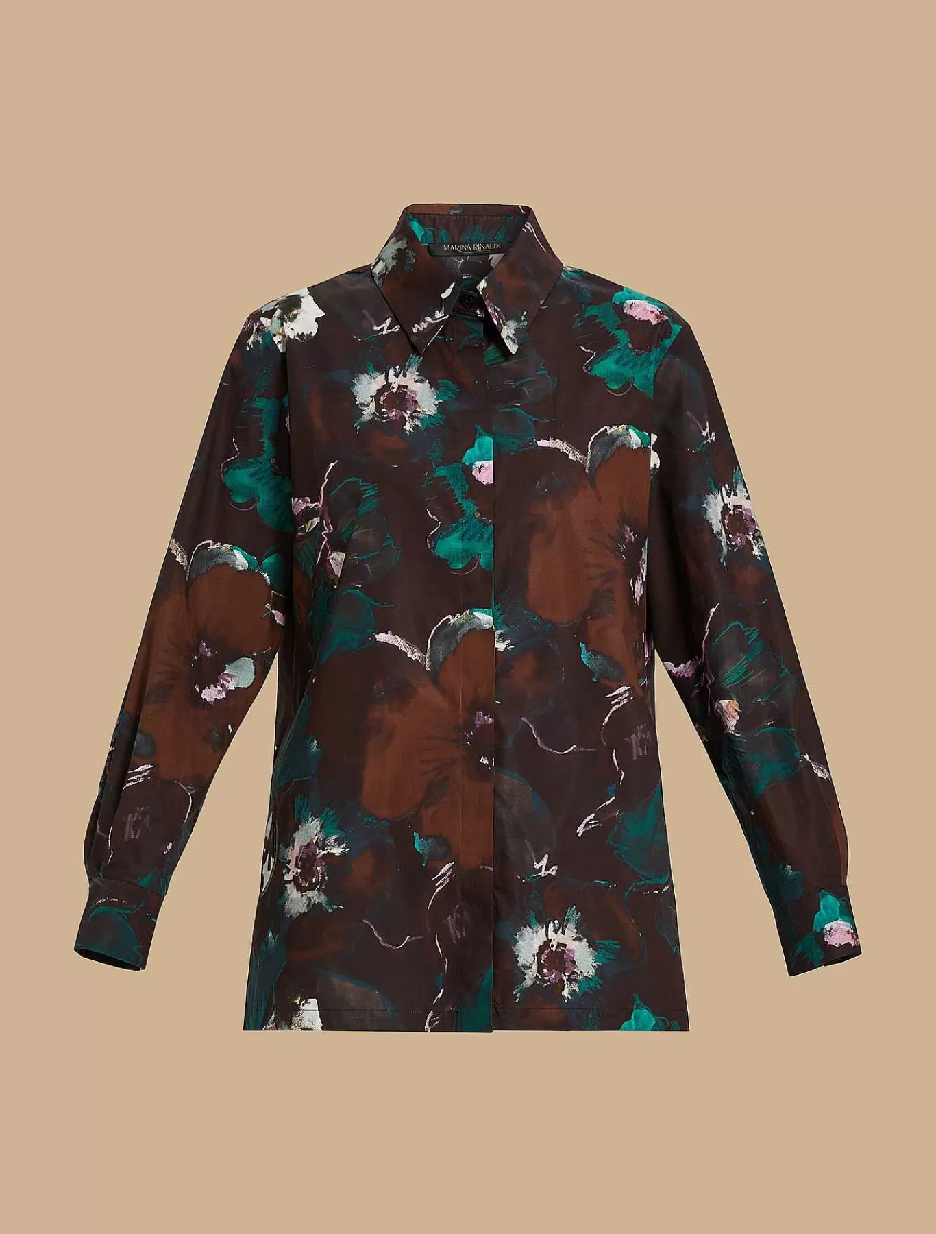 Clearance Chemise En Popeline Imprimee Femmes Blouses Et Chemises