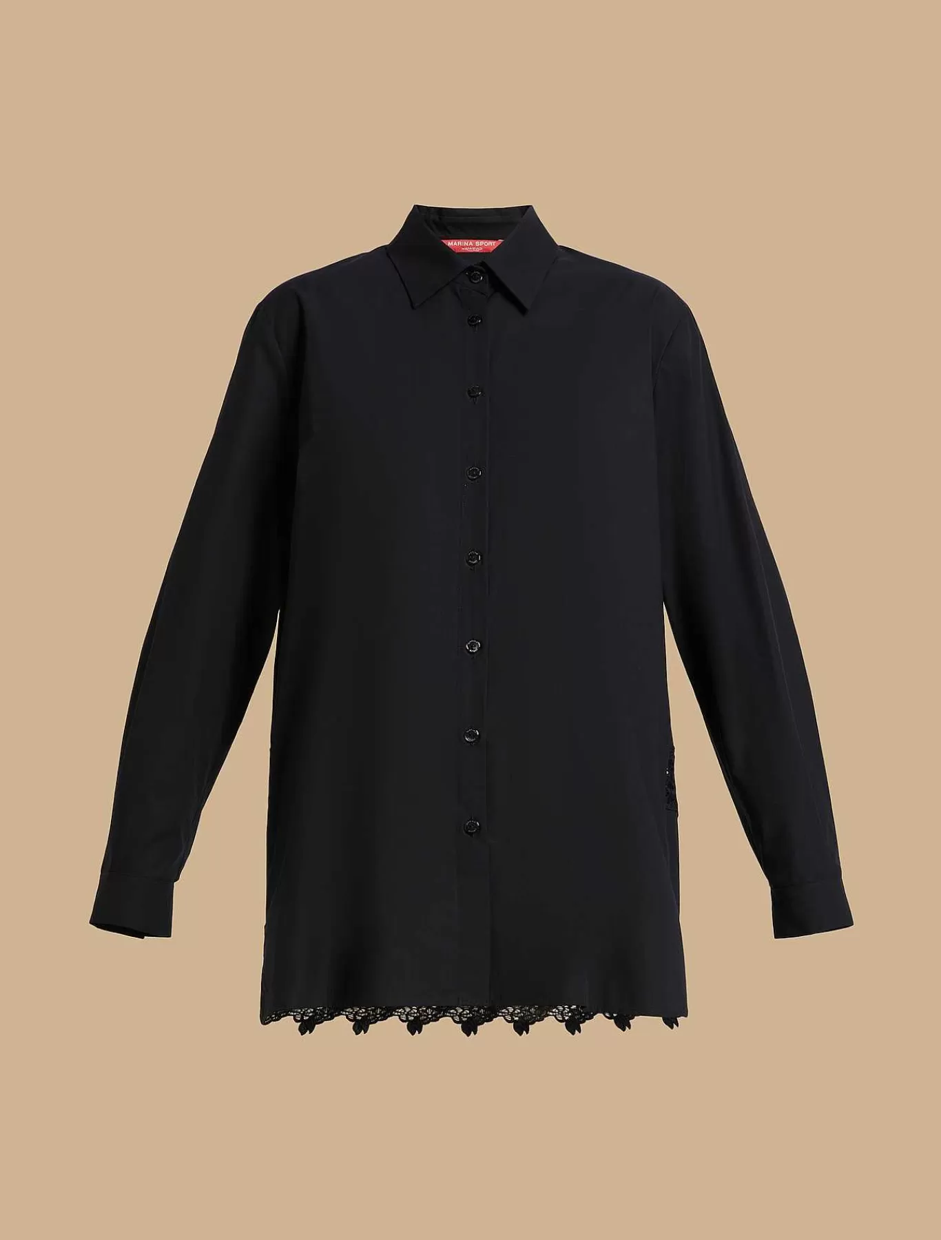 Hot Chemise En Popeline Ornee De Dentelle Femmes Blouses Et Chemises