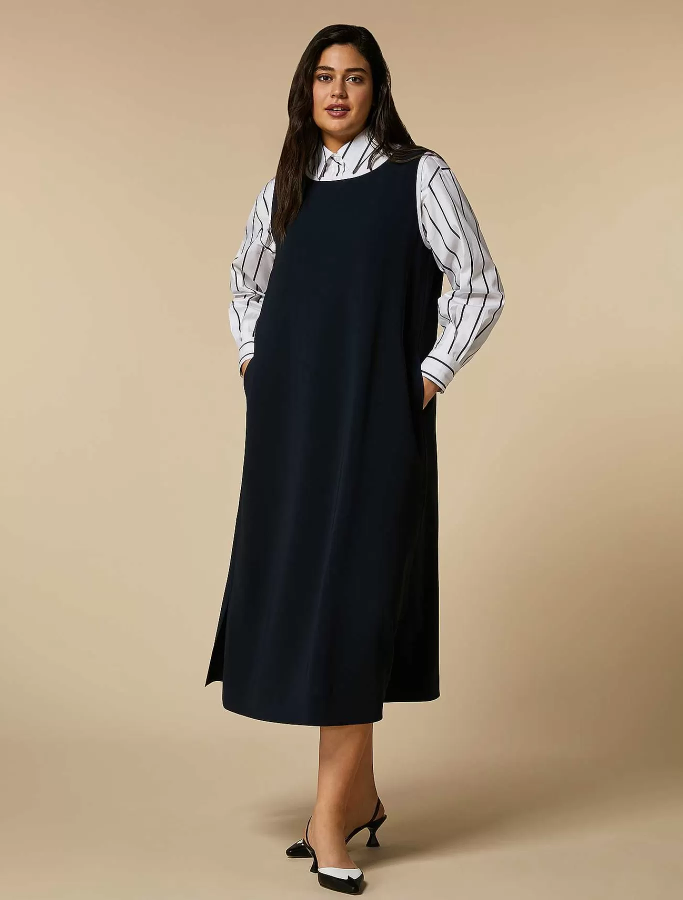 Shop Chemise En Popeline Rayee Femmes Blouses Et Chemises