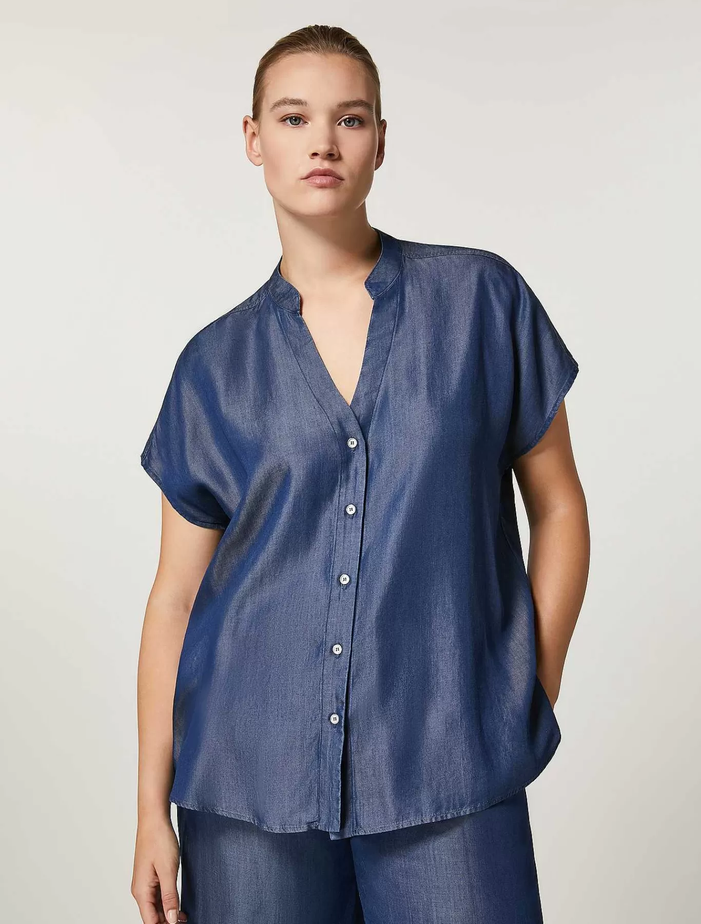 Clearance Chemise En Serge Femmes Blouses Et Chemises
