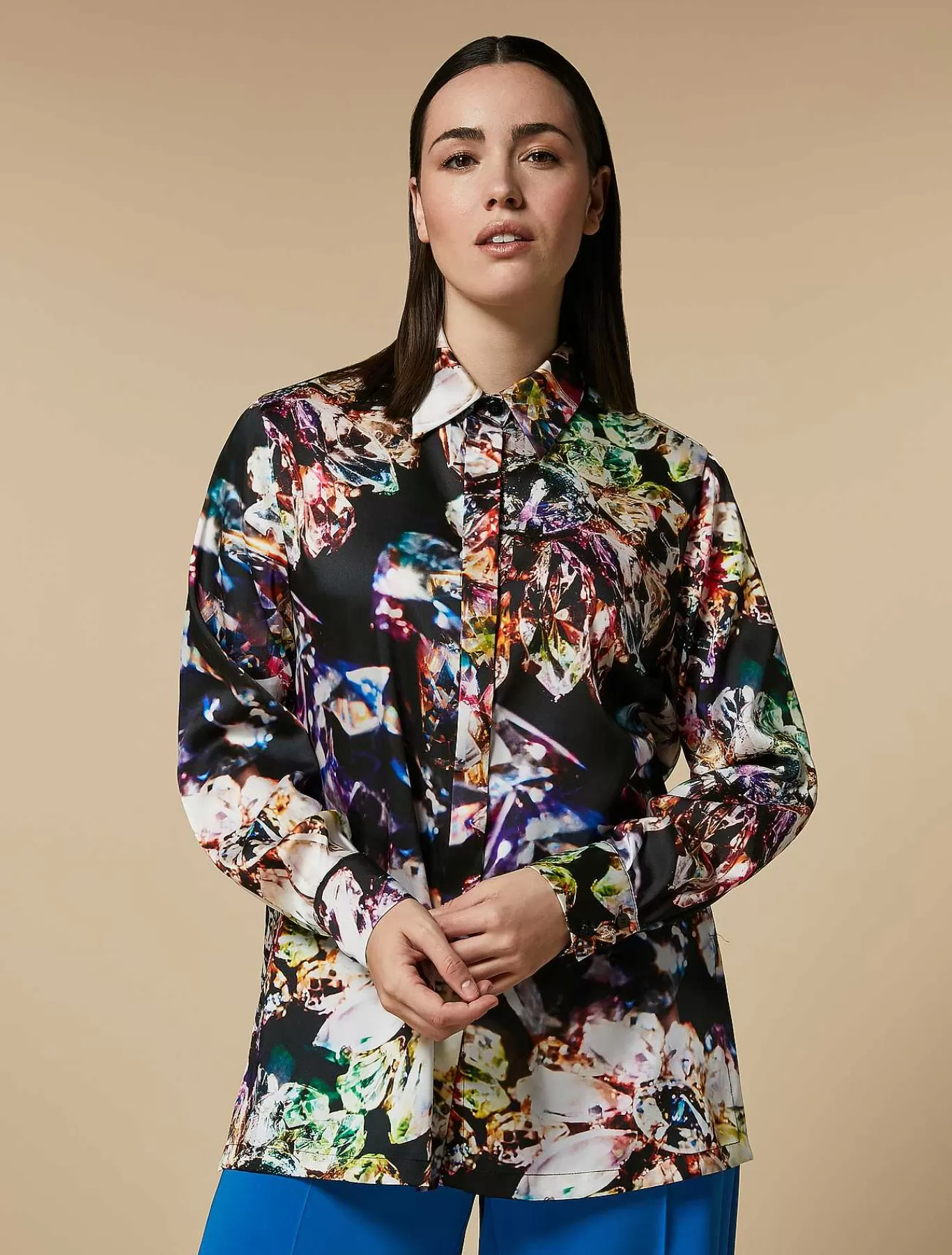 Cheap Chemise En Serge Imprime Femmes Blouses Et Chemises