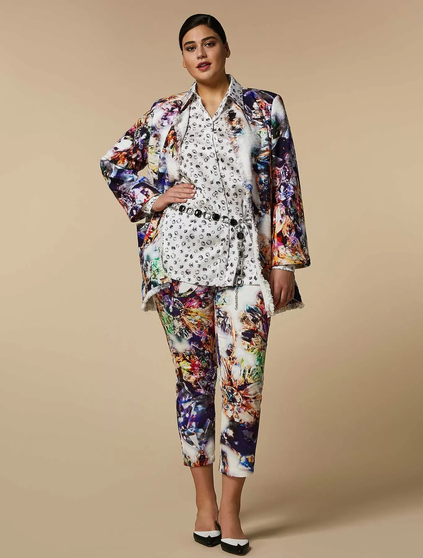 Cheap Chemise En Serge Imprime Femmes Blouses Et Chemises