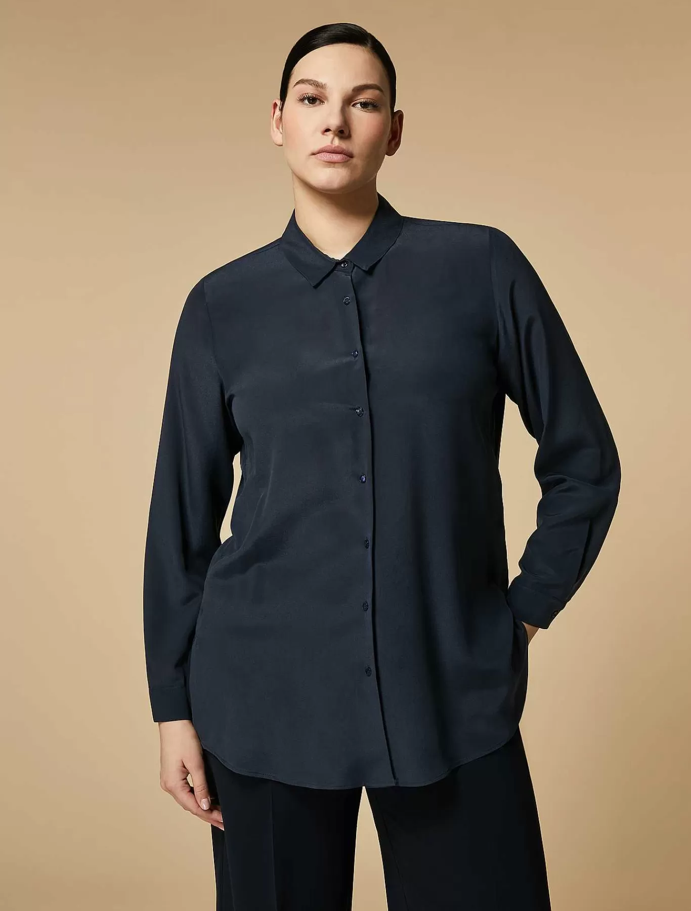 New Chemise En Soie Femmes Blouses Et Chemises