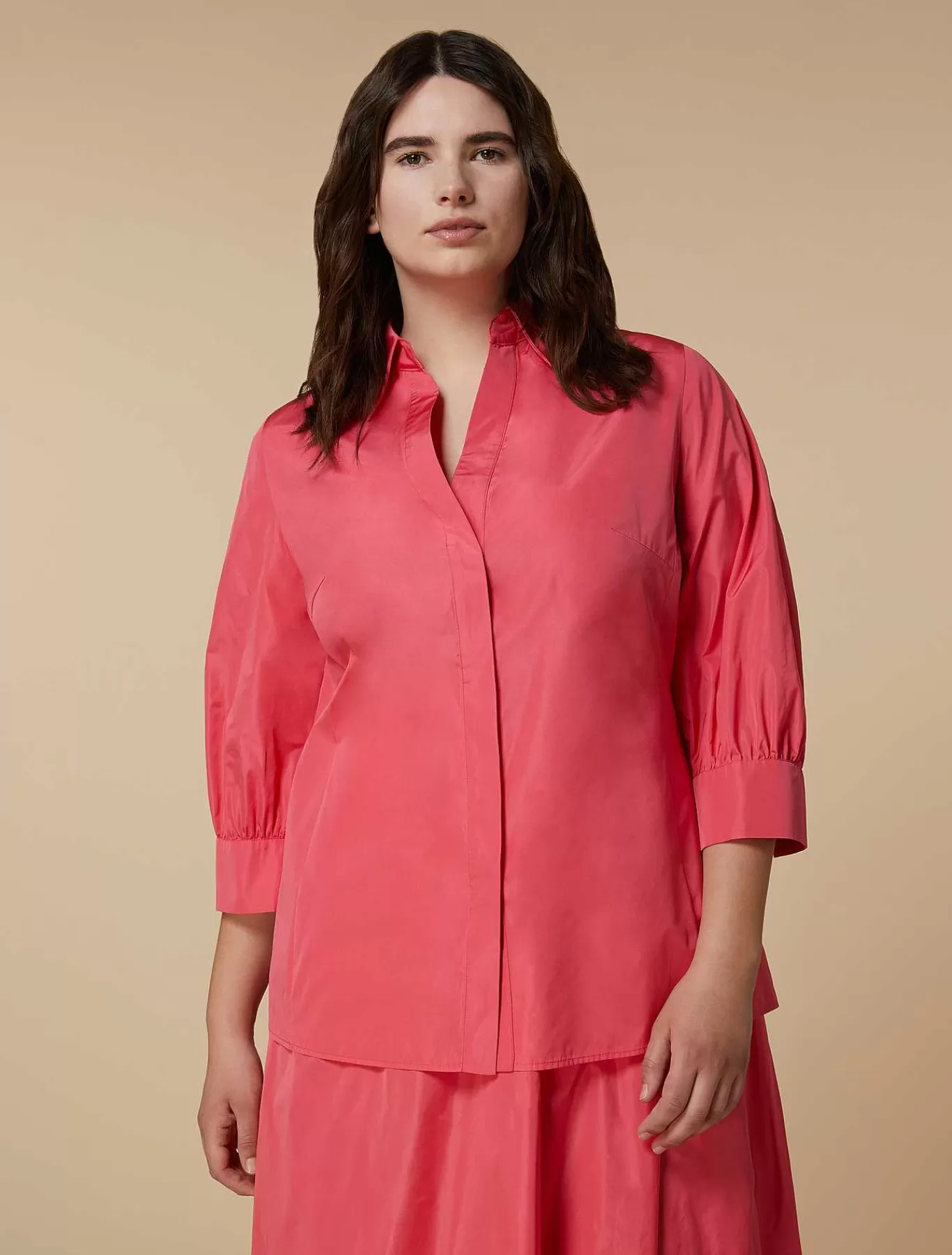 Shop Chemise En Taffetas Femmes Blouses Et Chemises