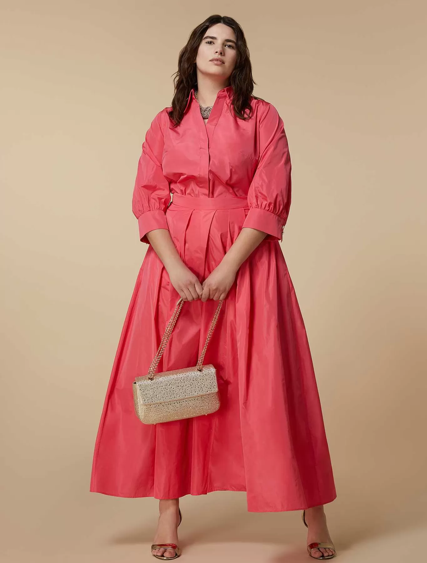 Shop Chemise En Taffetas Femmes Blouses Et Chemises