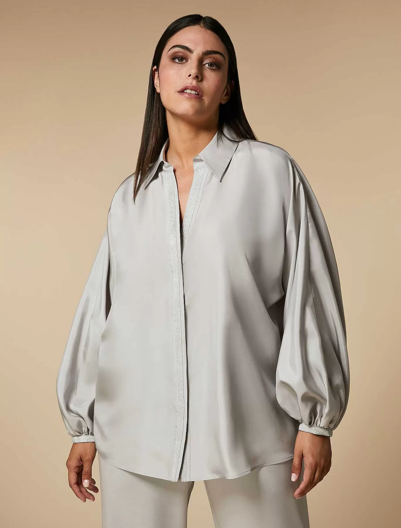 Outlet Chemise Habotai En Soie Femmes Blouses Et Chemises