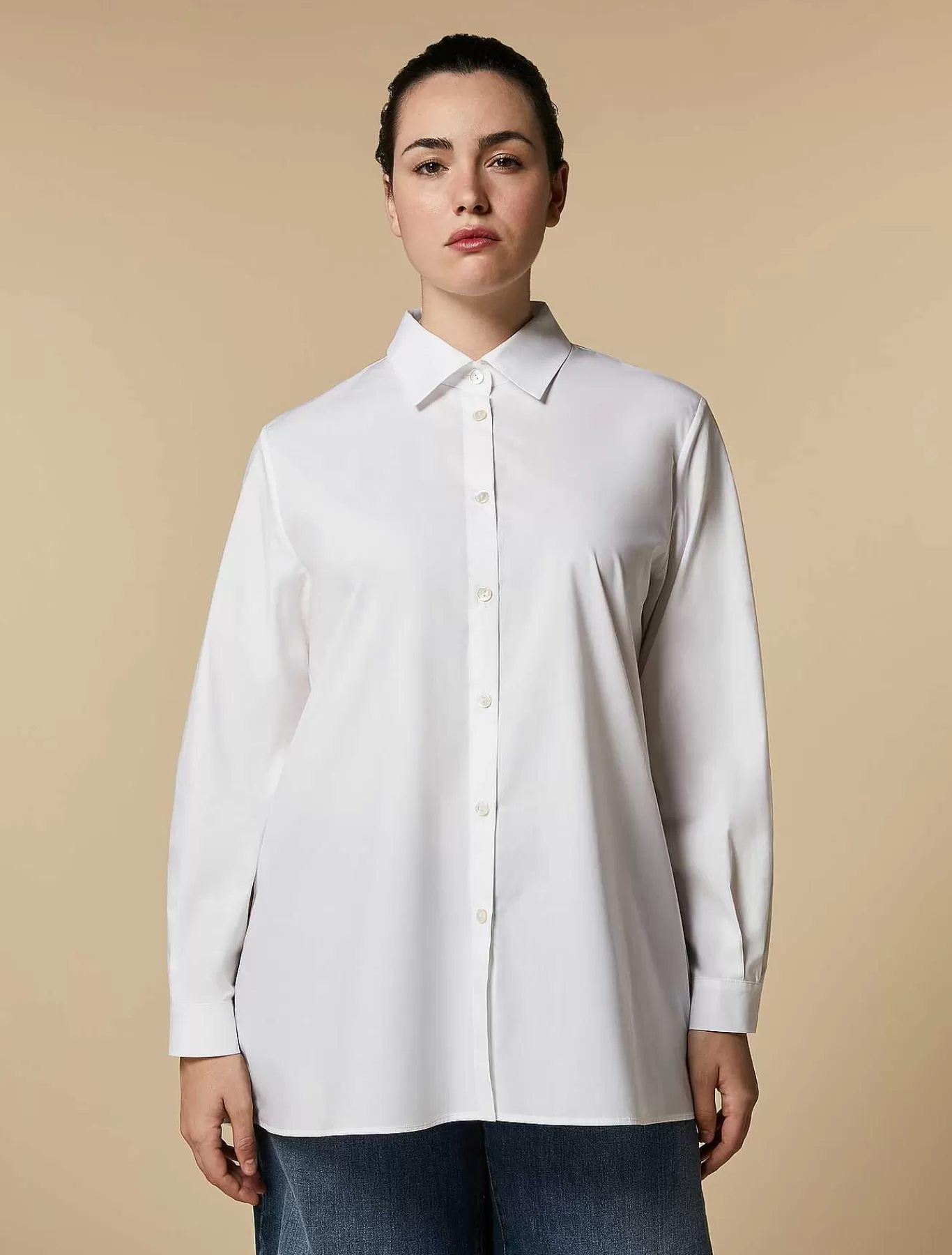 Best Sale Chemise Oversize En Popeline Femmes Blouses Et Chemises