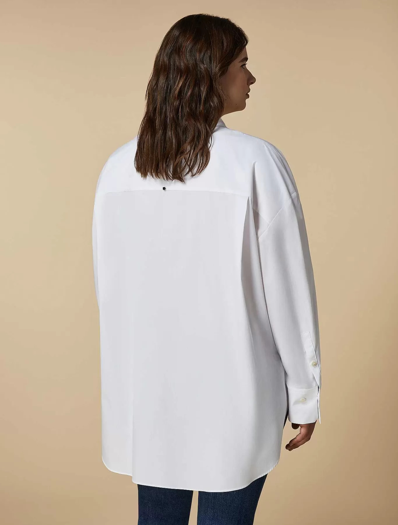 Discount Chemise Oversize En Popeline De Coton Femmes Blouses Et Chemises