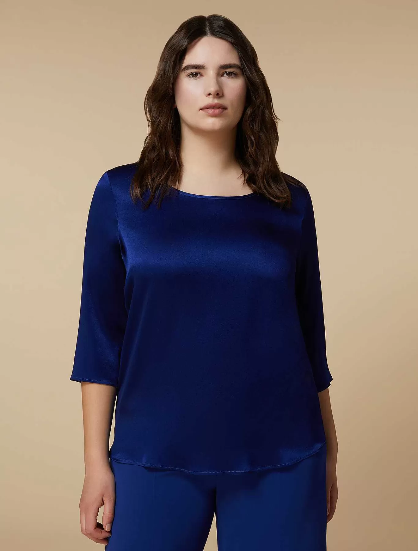 Cheap Chemisier Carre En Satin Femmes Vêtements De Cérémonie