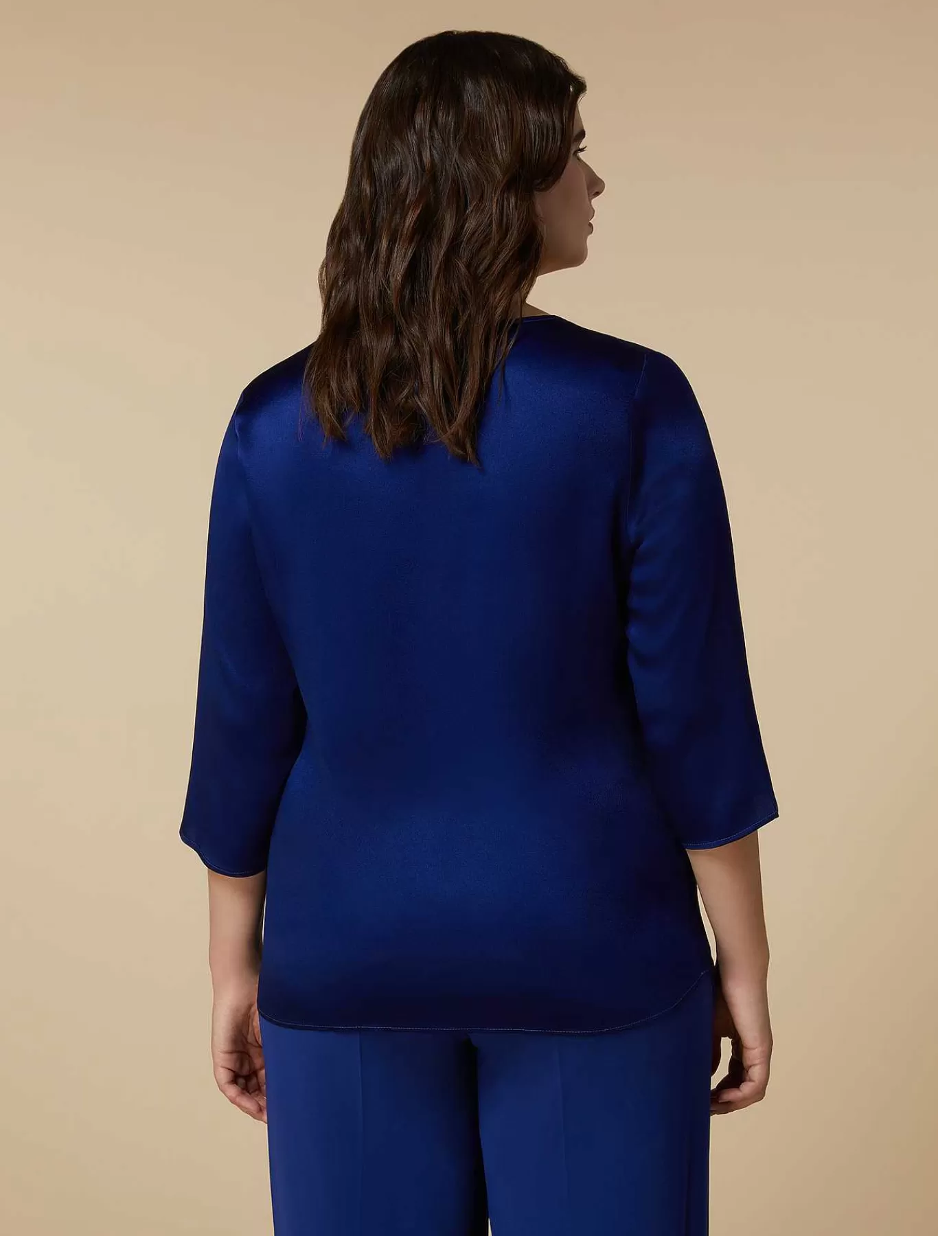 Cheap Chemisier Carre En Satin Femmes Vêtements De Cérémonie