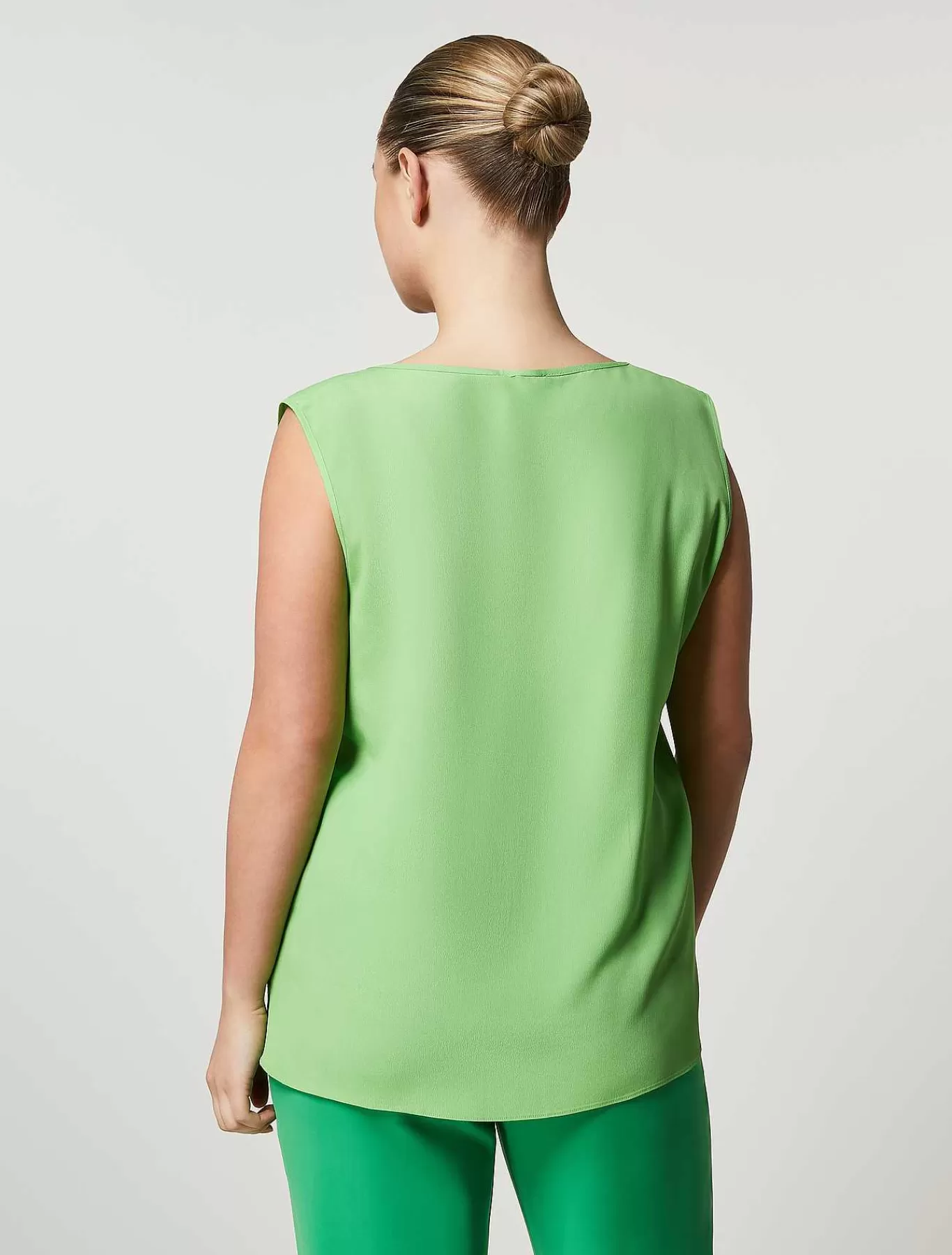 Clearance Chemisier En Acetate Et Soie Femmes Blouses Et Chemises