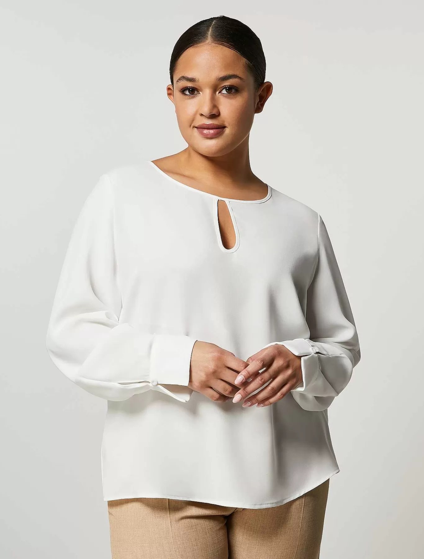 Store Chemisier En Cady Femmes Blouses Et Chemises