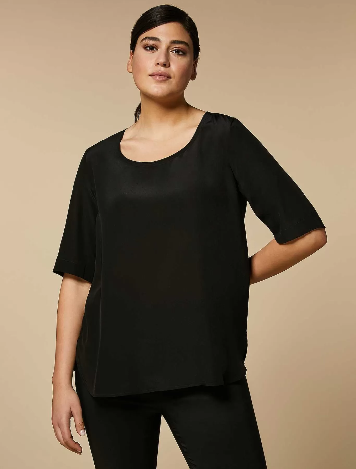 Clearance Chemisier En Crepe De Chine De Soie Femmes Blouses Et Chemises