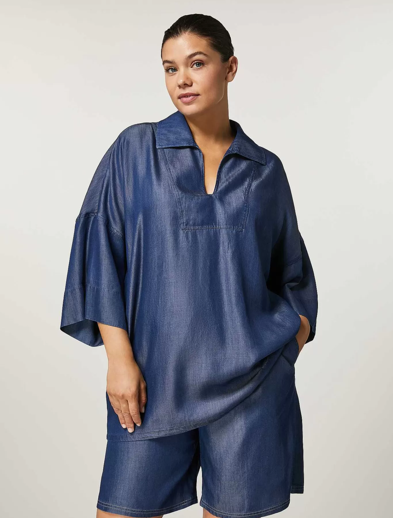 Sale Chemisier Lyocell Femmes Blouses Et Chemises