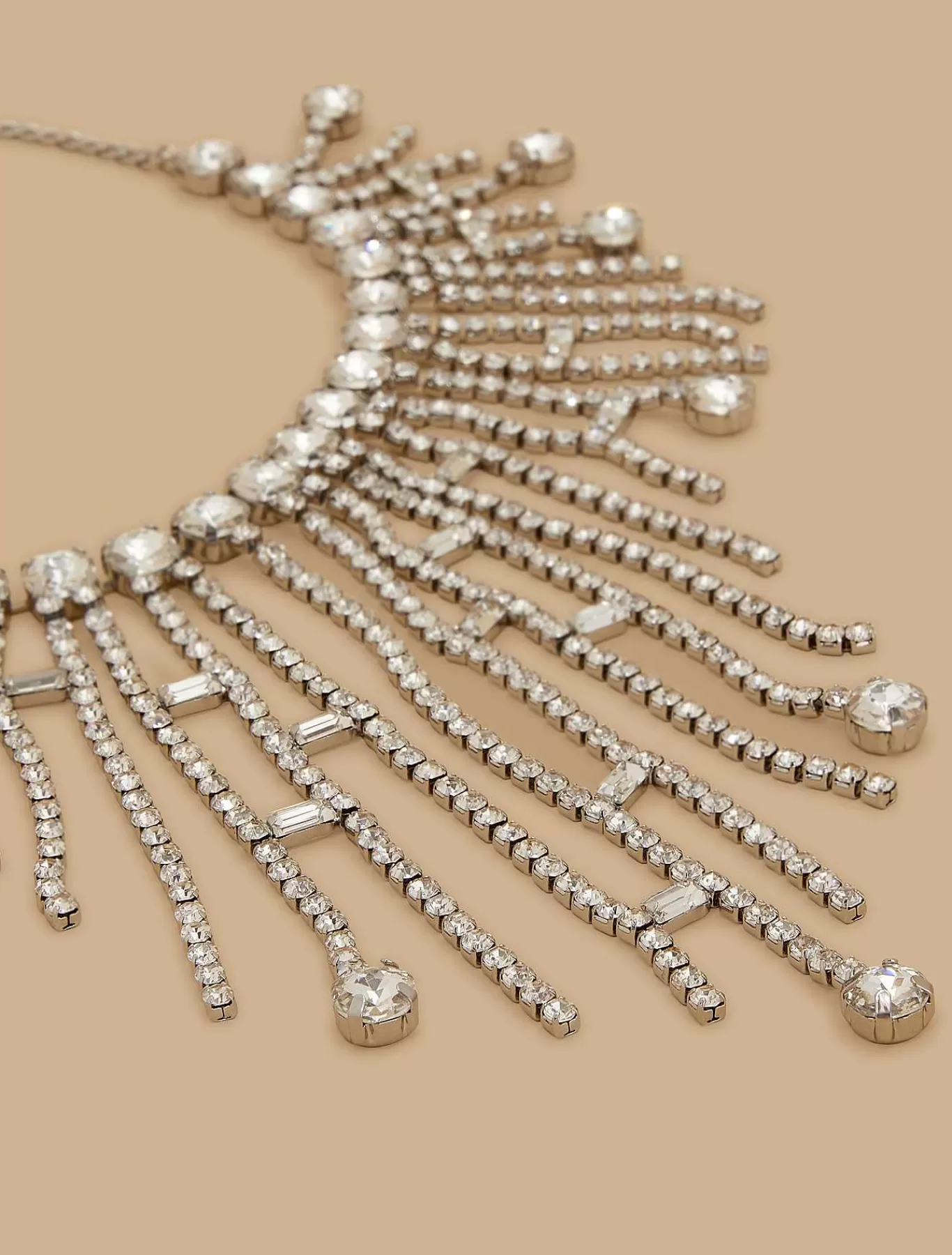 Fashion Collier Lustre Avec Strass Femmes Vêtements De Cérémonie