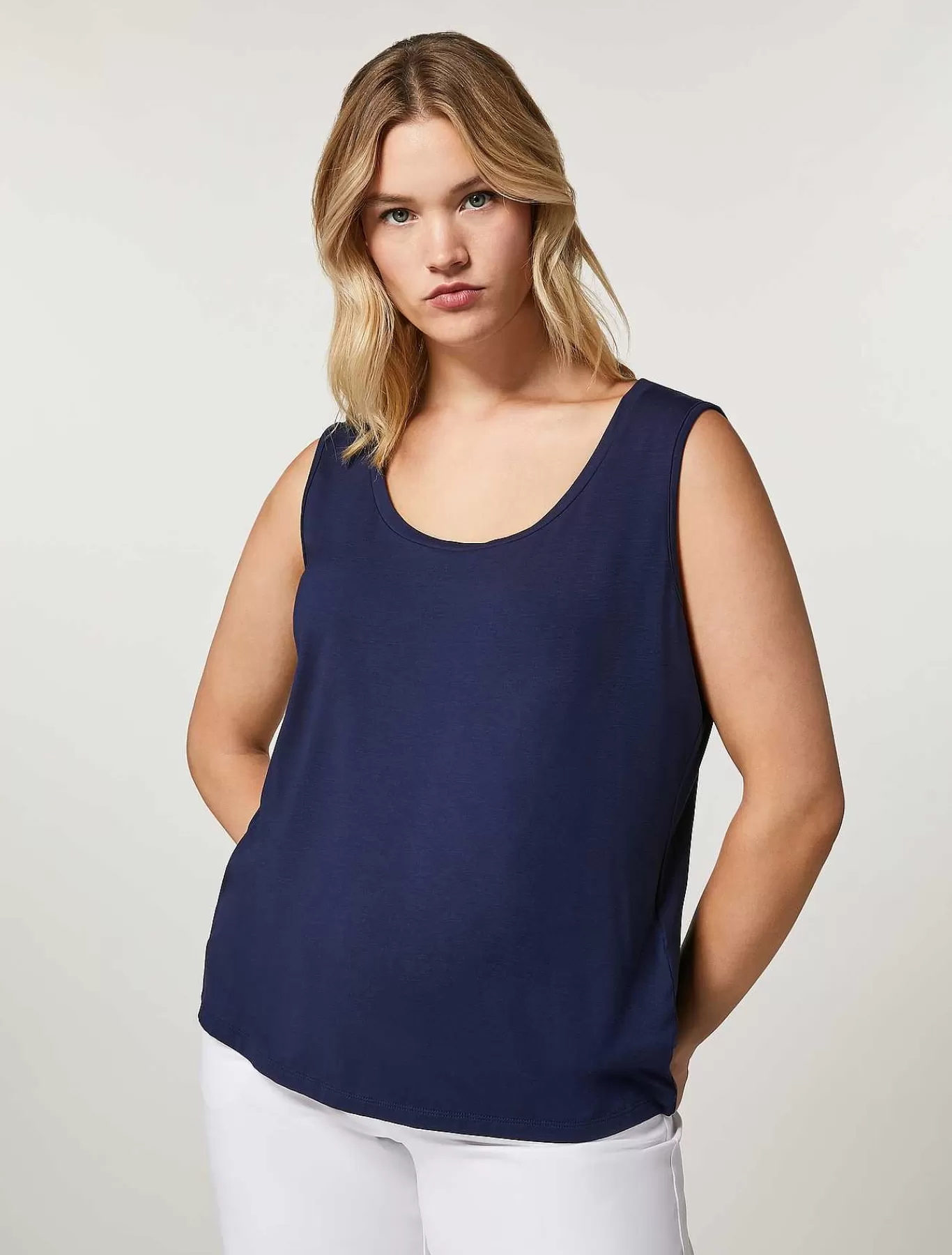 Clearance Debardeur En Jersey De Viscose Femmes Hauts Et T-Shirts