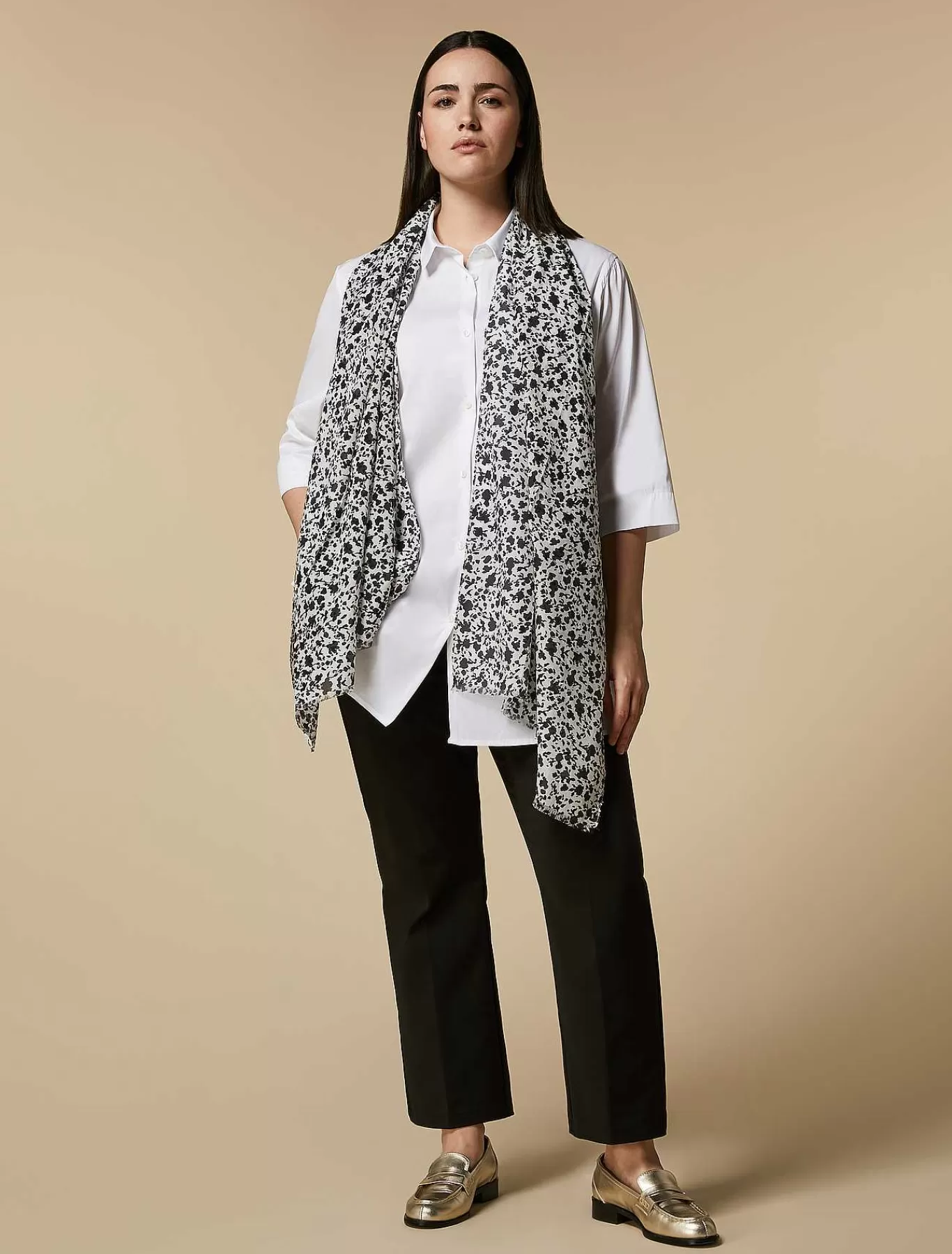 New Etole En Coton Et Soie Femmes Autres Accessoires